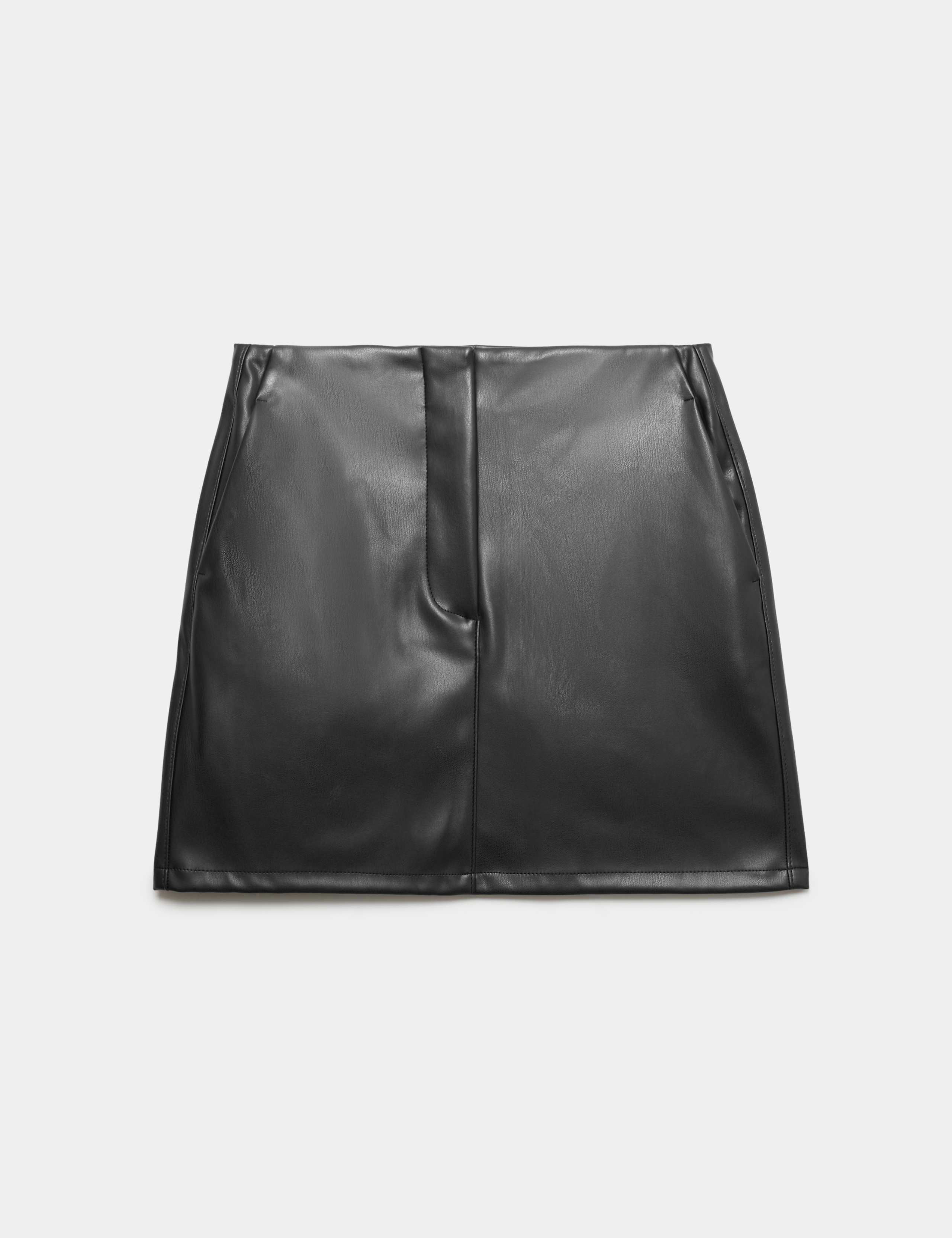Faux Leather Mini Skirt