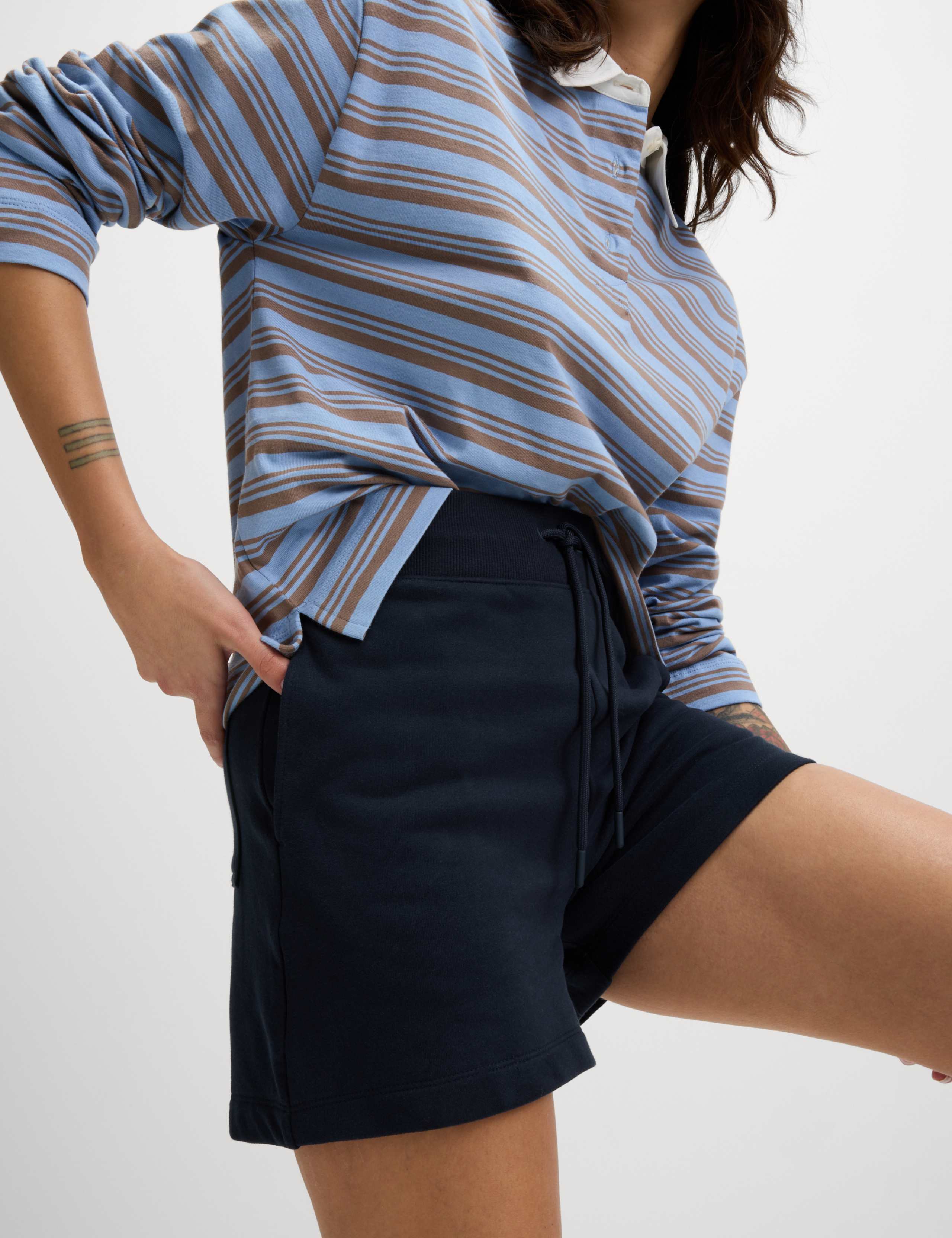 Cotton Rich Jersey Jogger Shorts