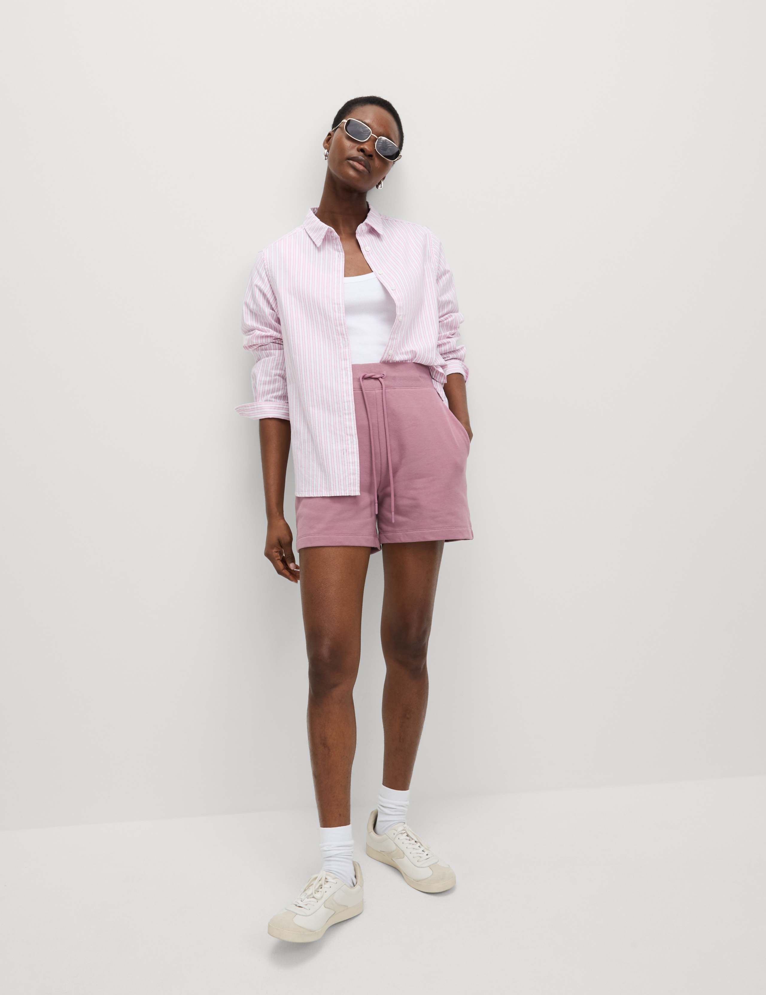Cotton Rich Jersey Jogger Shorts