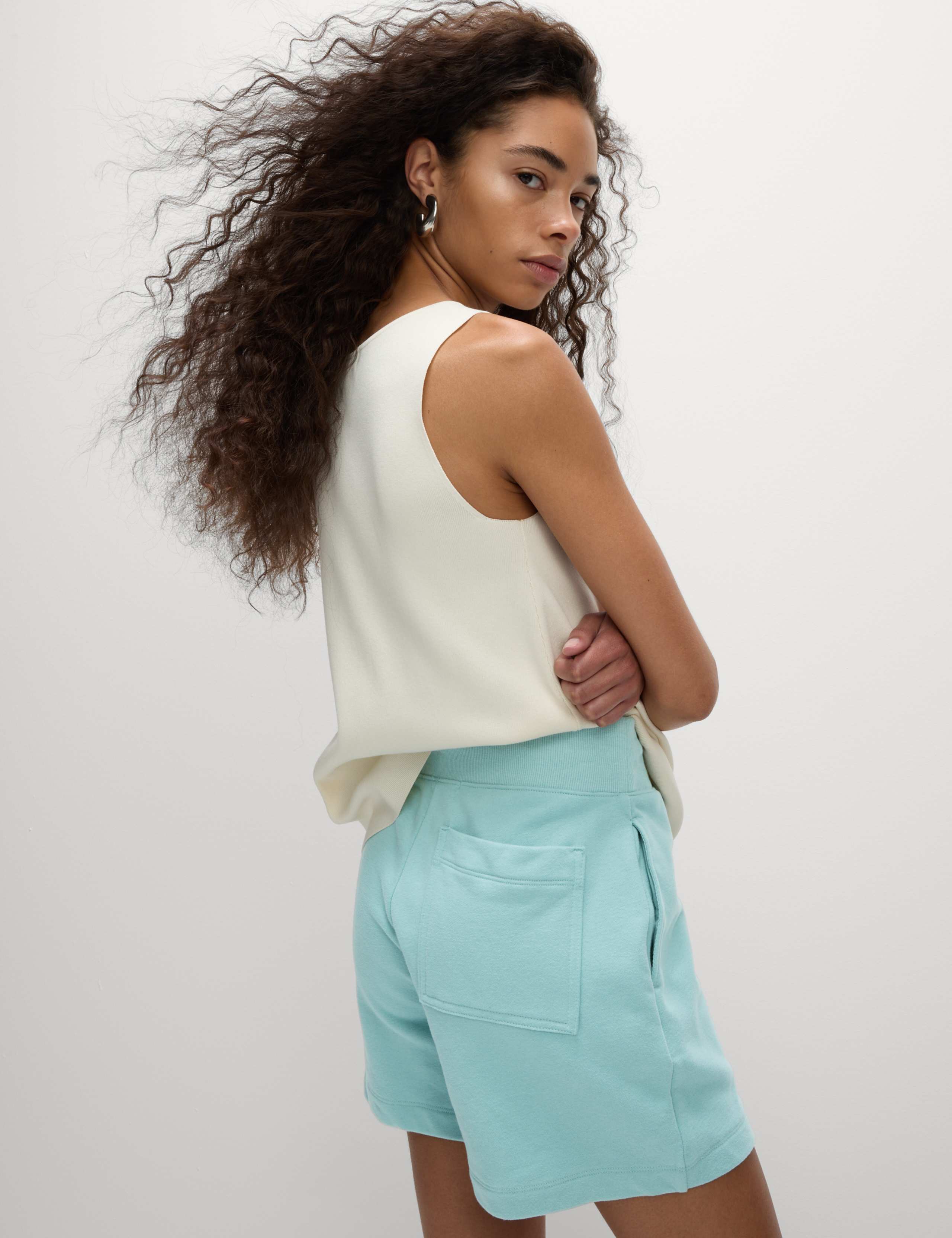 Cotton Rich Jersey Jogger Shorts