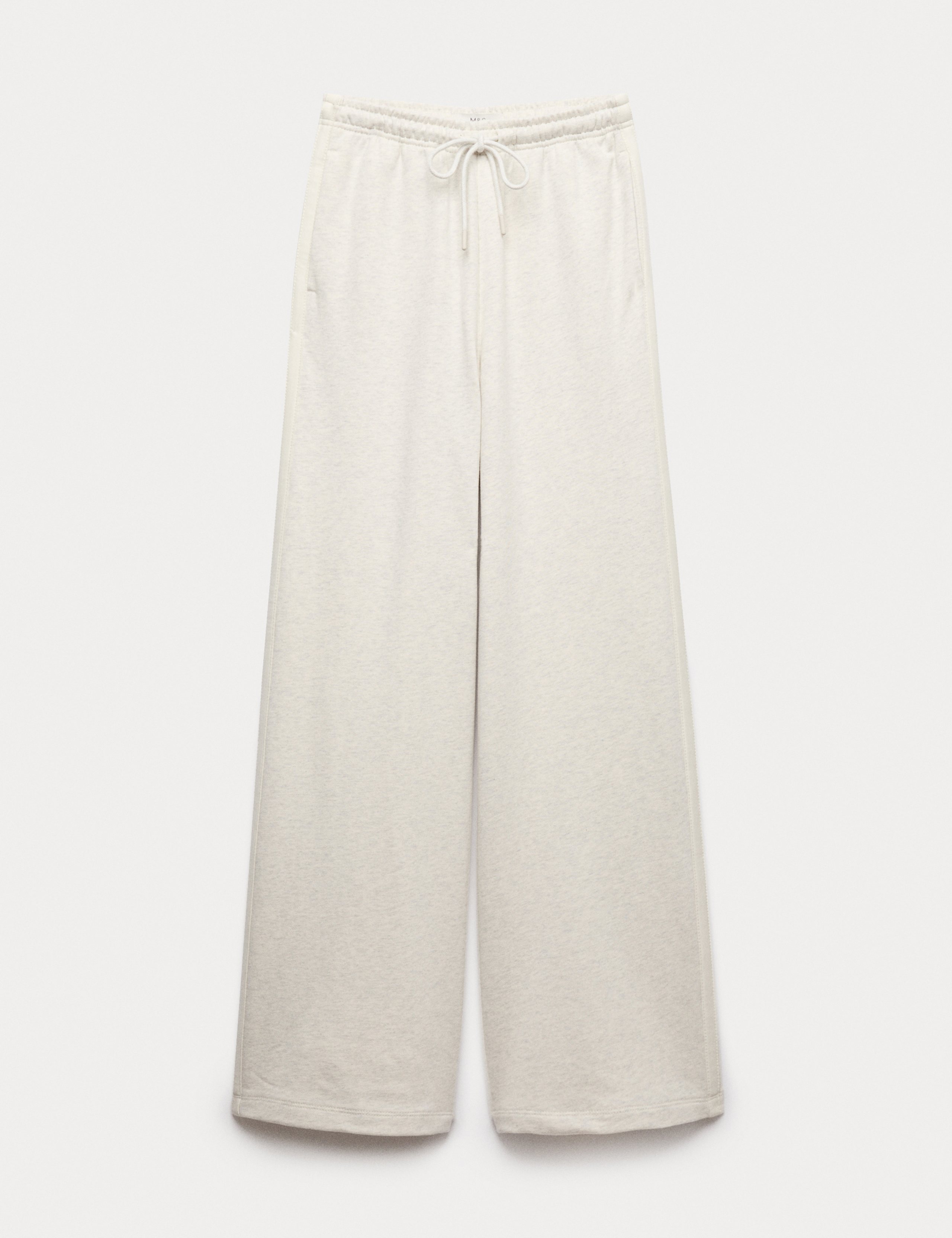 Pure Cotton Side Stripe Wide Leg Joggers