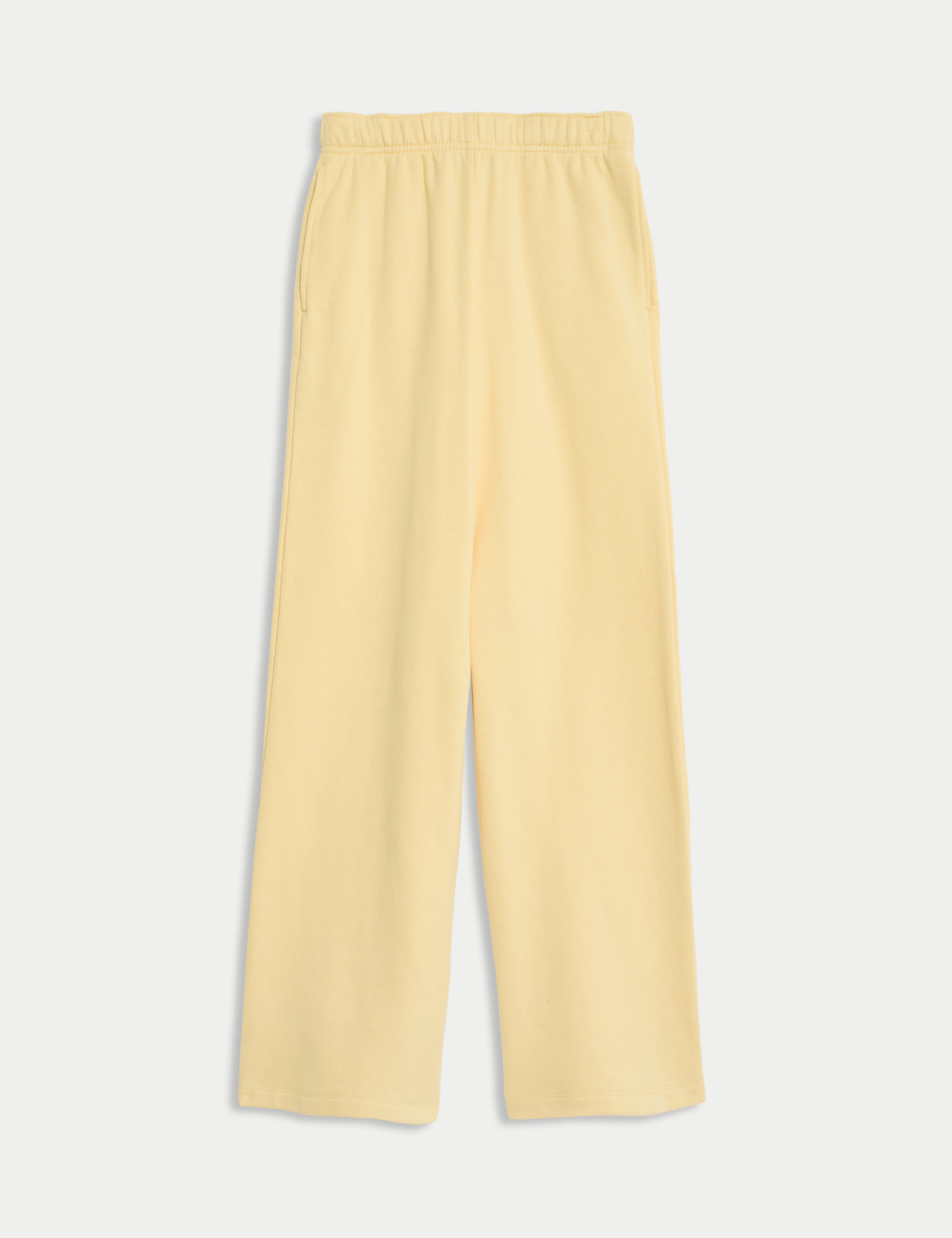 Cotton Rich Brushed Wide Leg Joggers