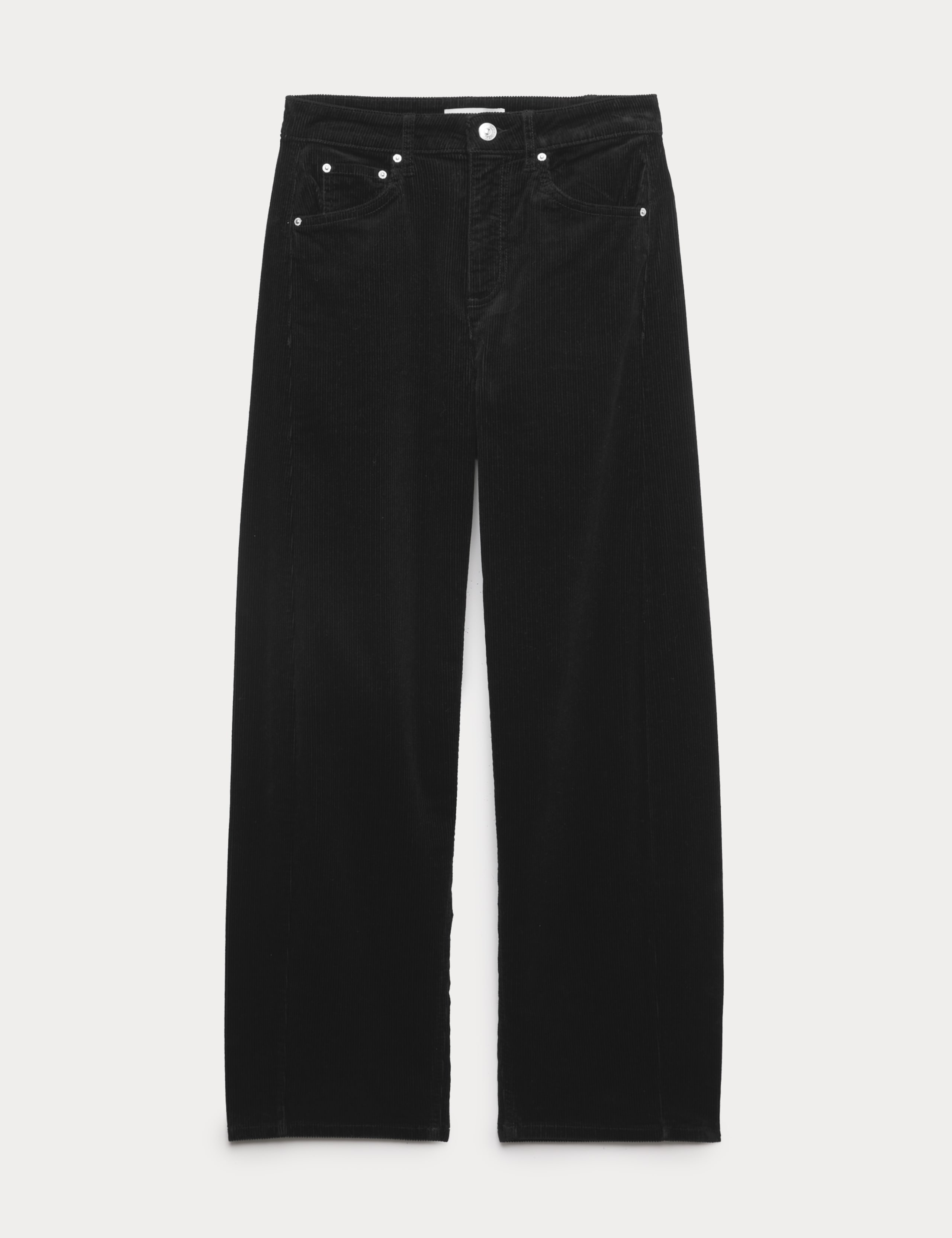 Cotton Rich Cord Carrot Leg Trousers