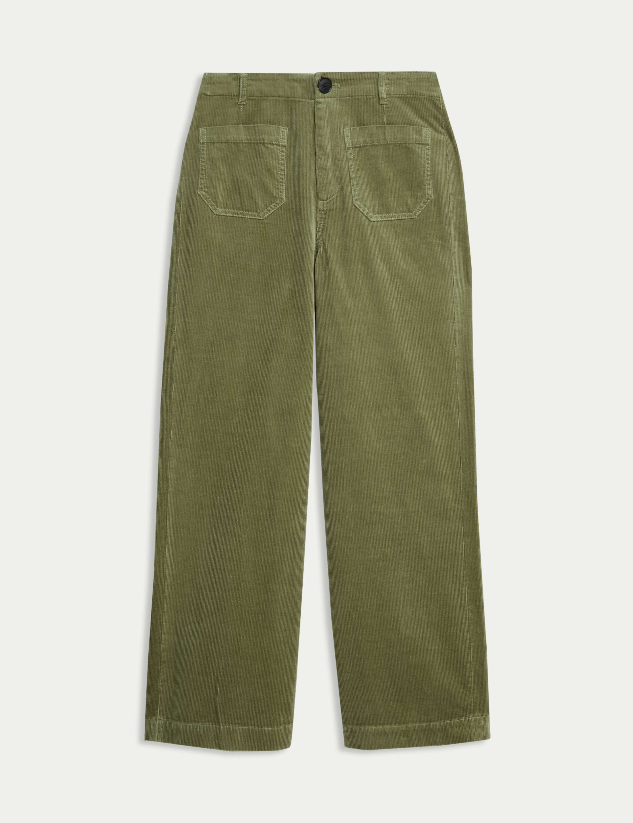 Cord Wide Leg Trousers