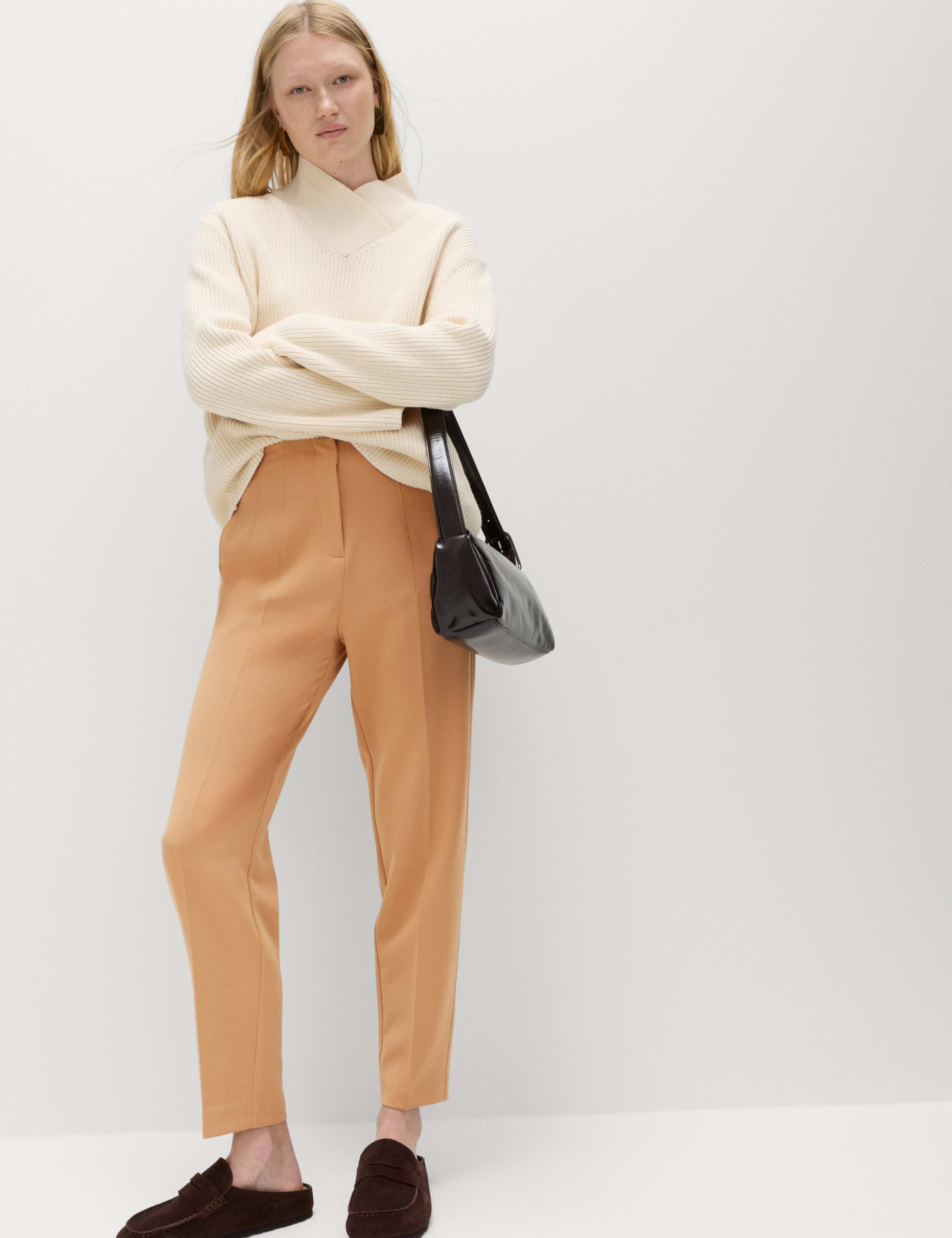 Tapered Ankle Grazer Trousers