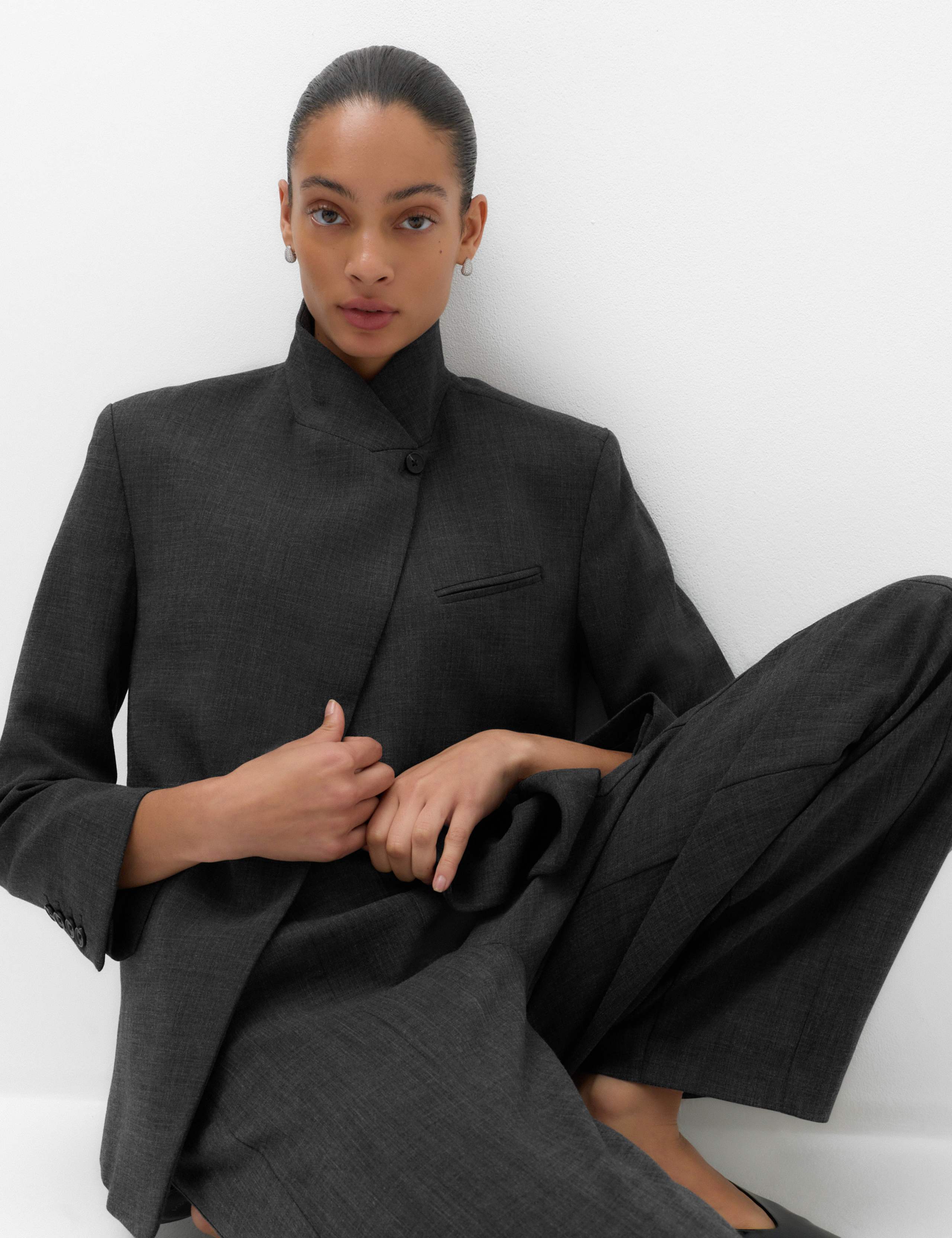 Tailored Asymmetric Blazer