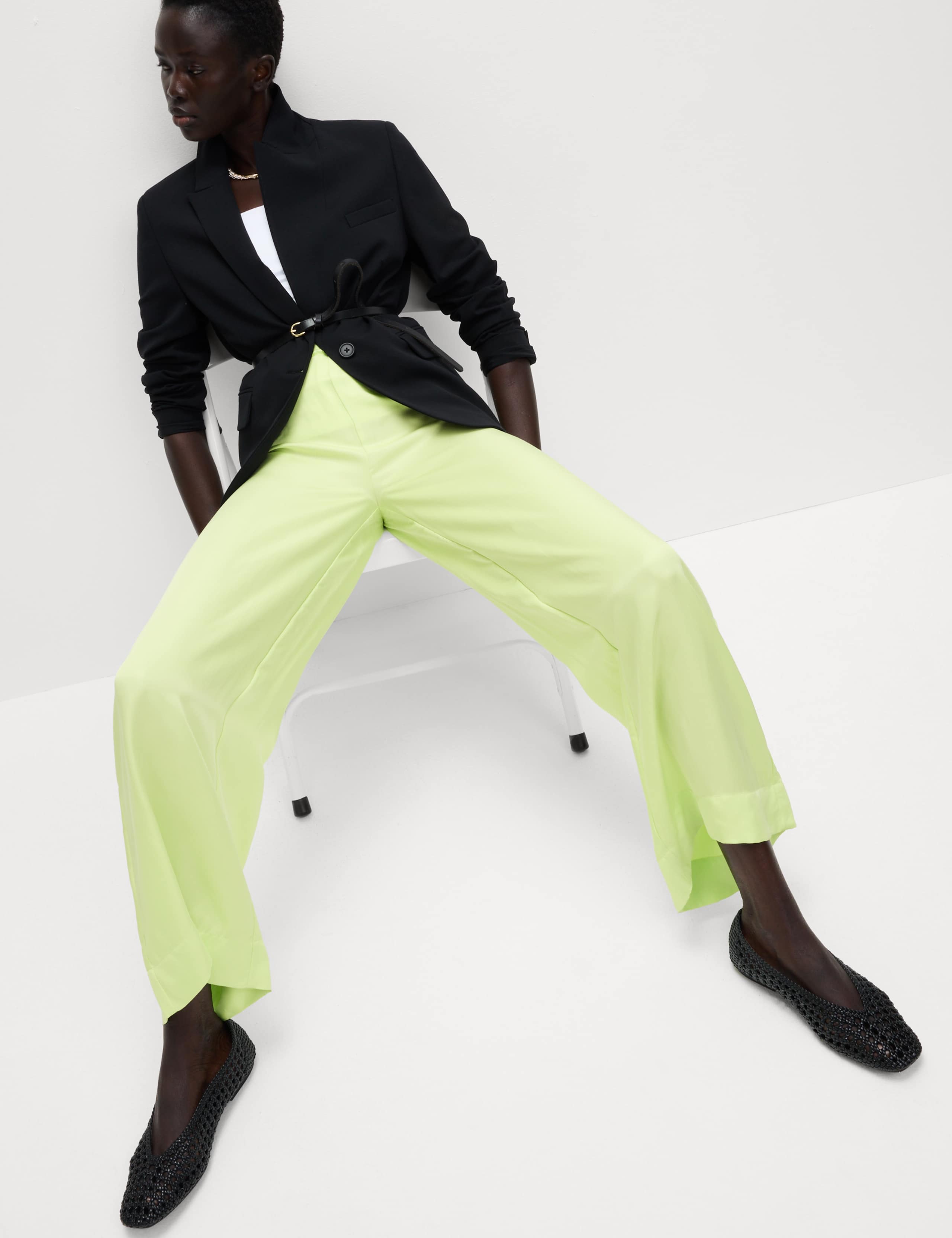 Wide Leg PalazzoTrousers