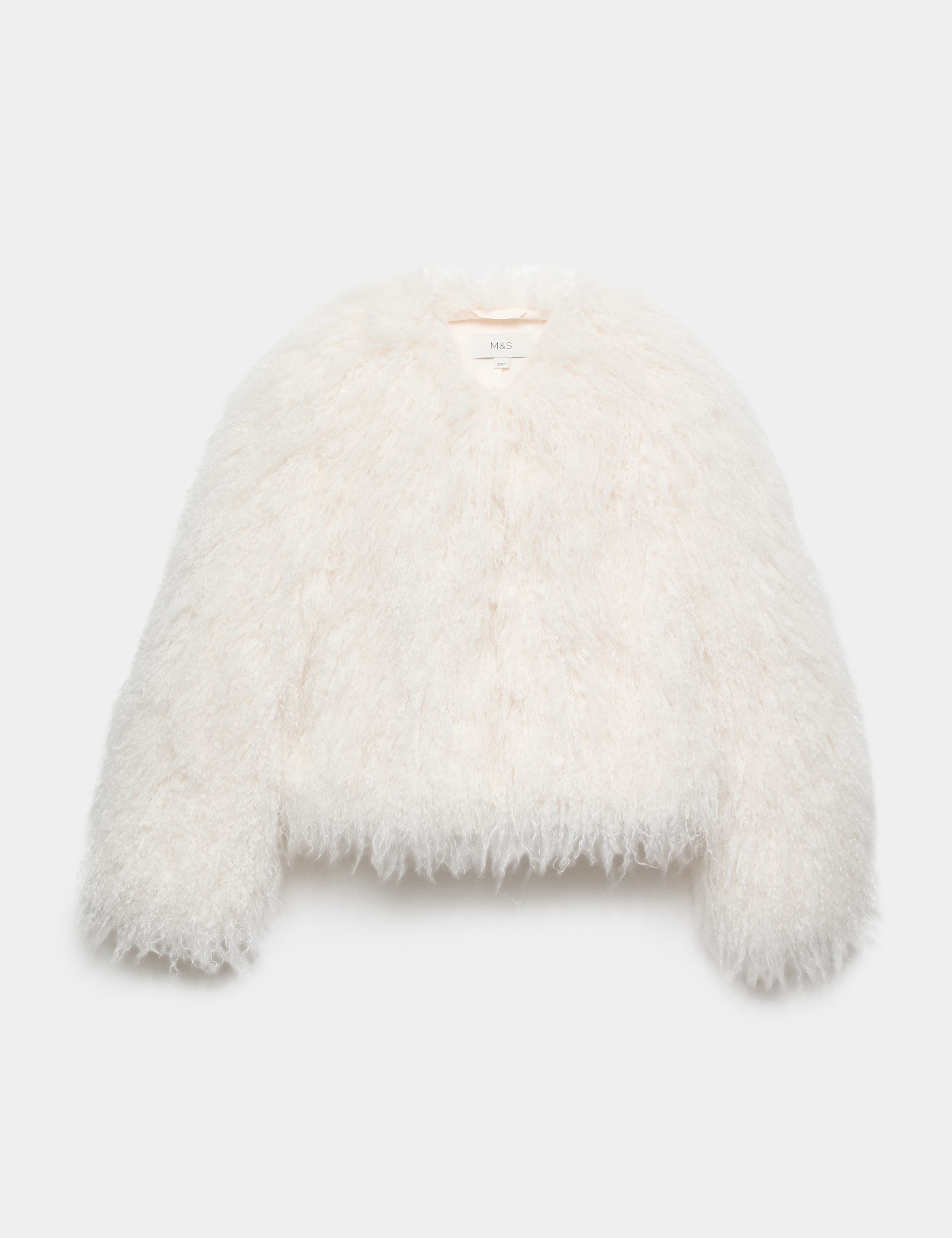 Faux Fur Cropped Jacket
