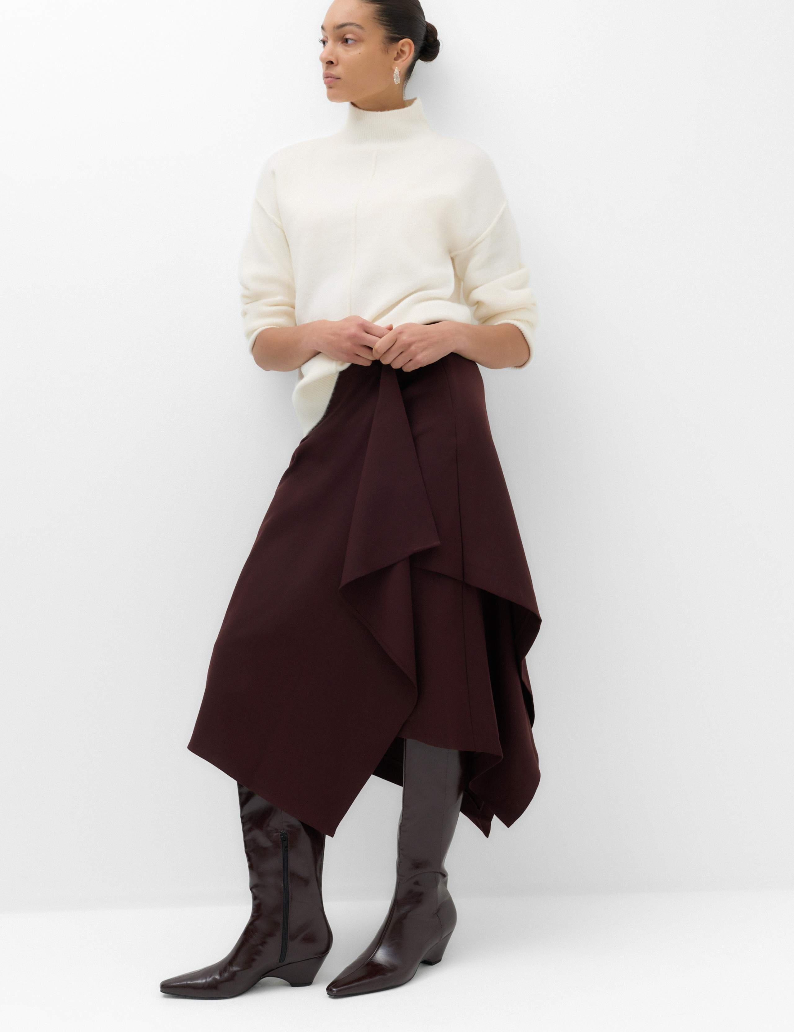 Midi Asymmetric Skirt
