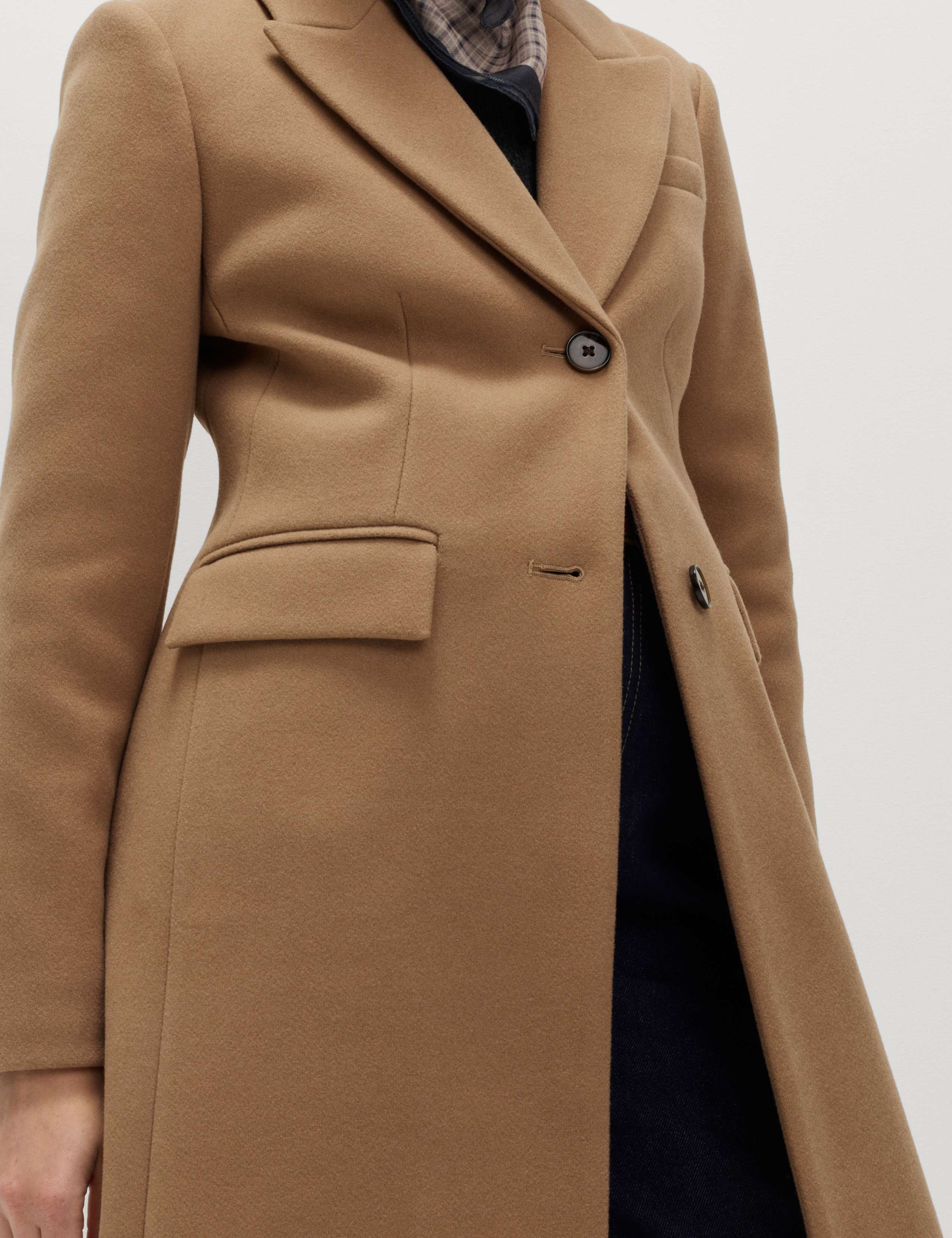 Collared Longline Tailored Coat