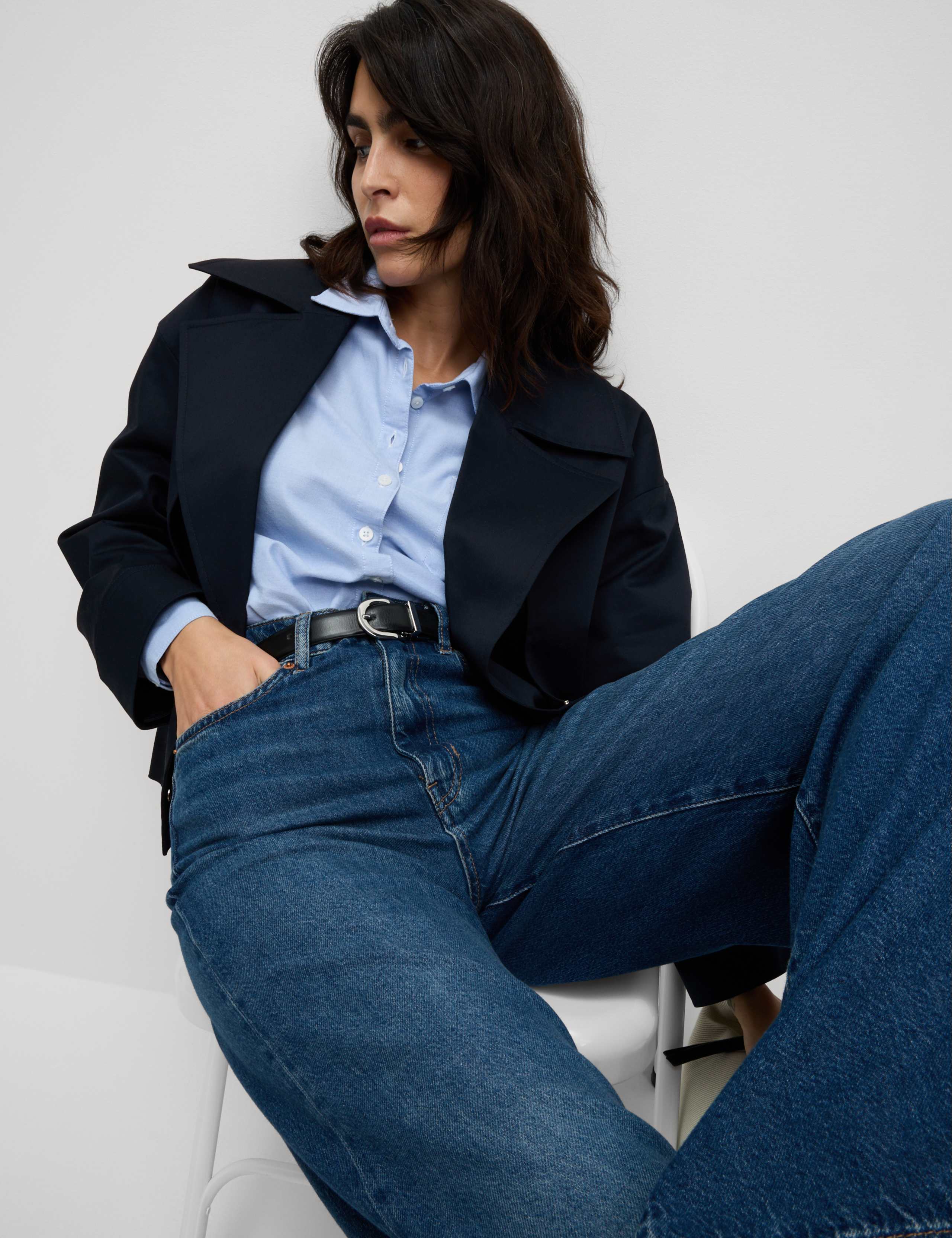 Cotton Rich Short Trench Coat
