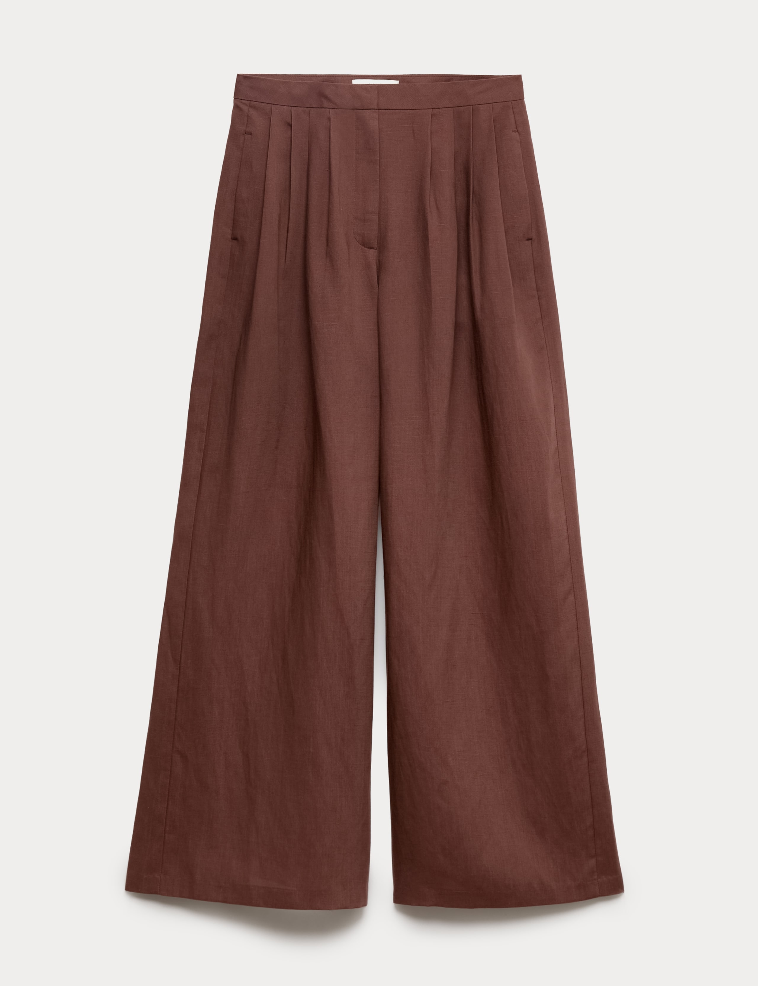Utility Linen Blazer & palazzo Tro Set 1 of 6