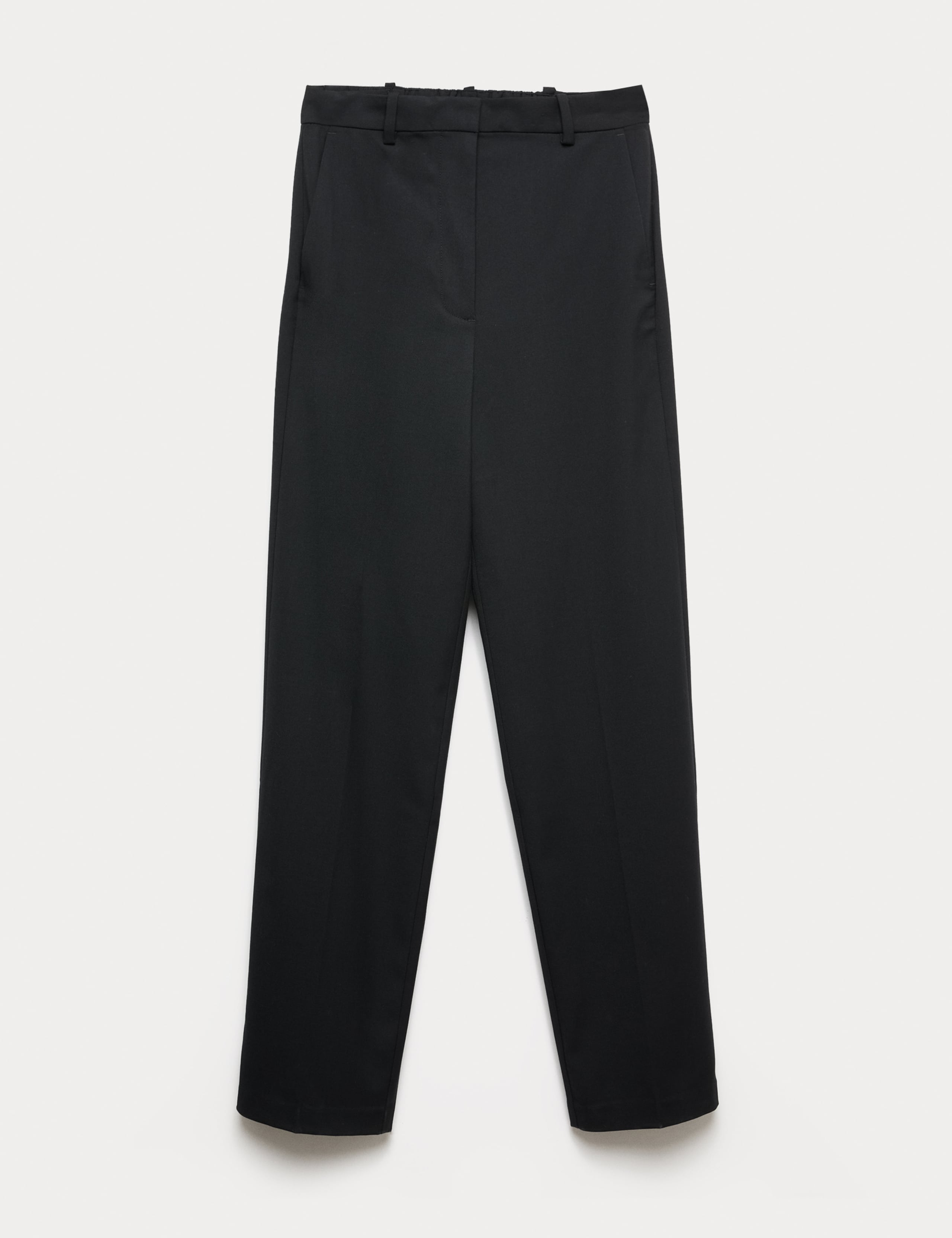 Straight Leg Trousers with Stretch