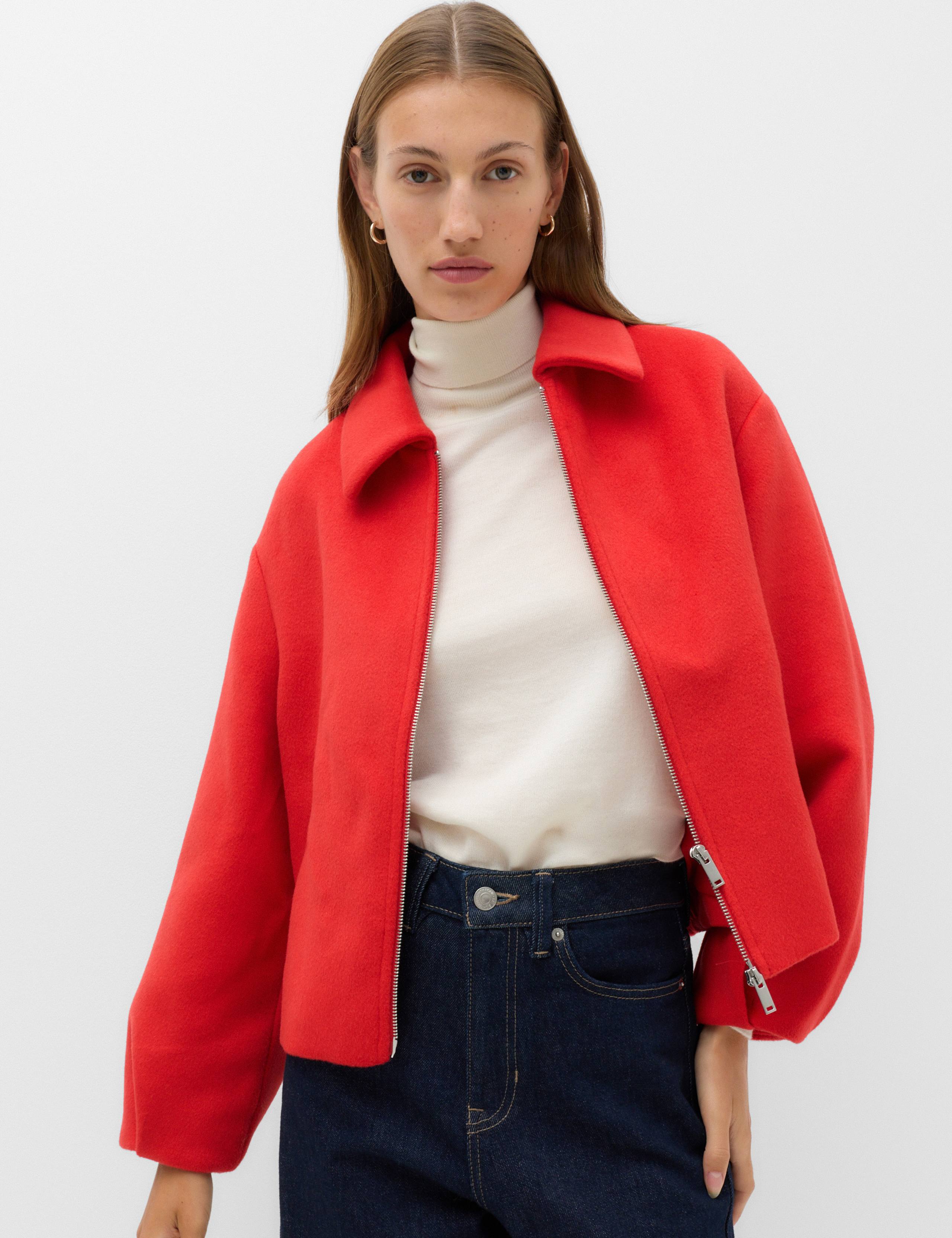 Short Bomber Jacket