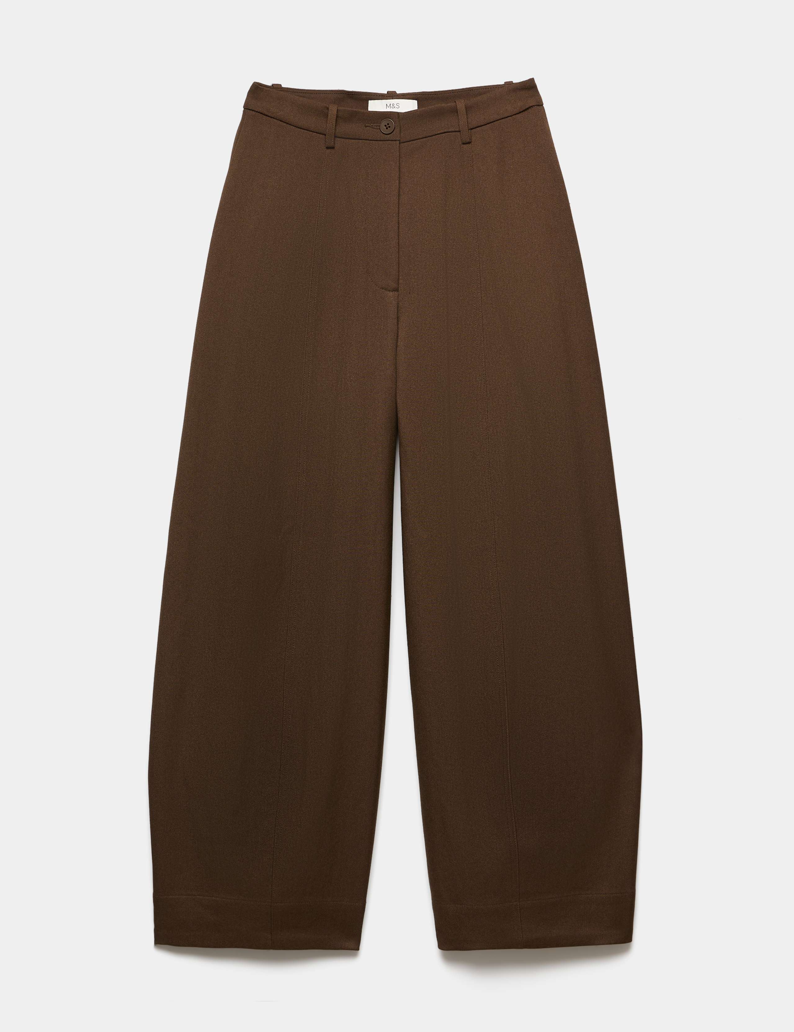 Barrel Leg Trousers