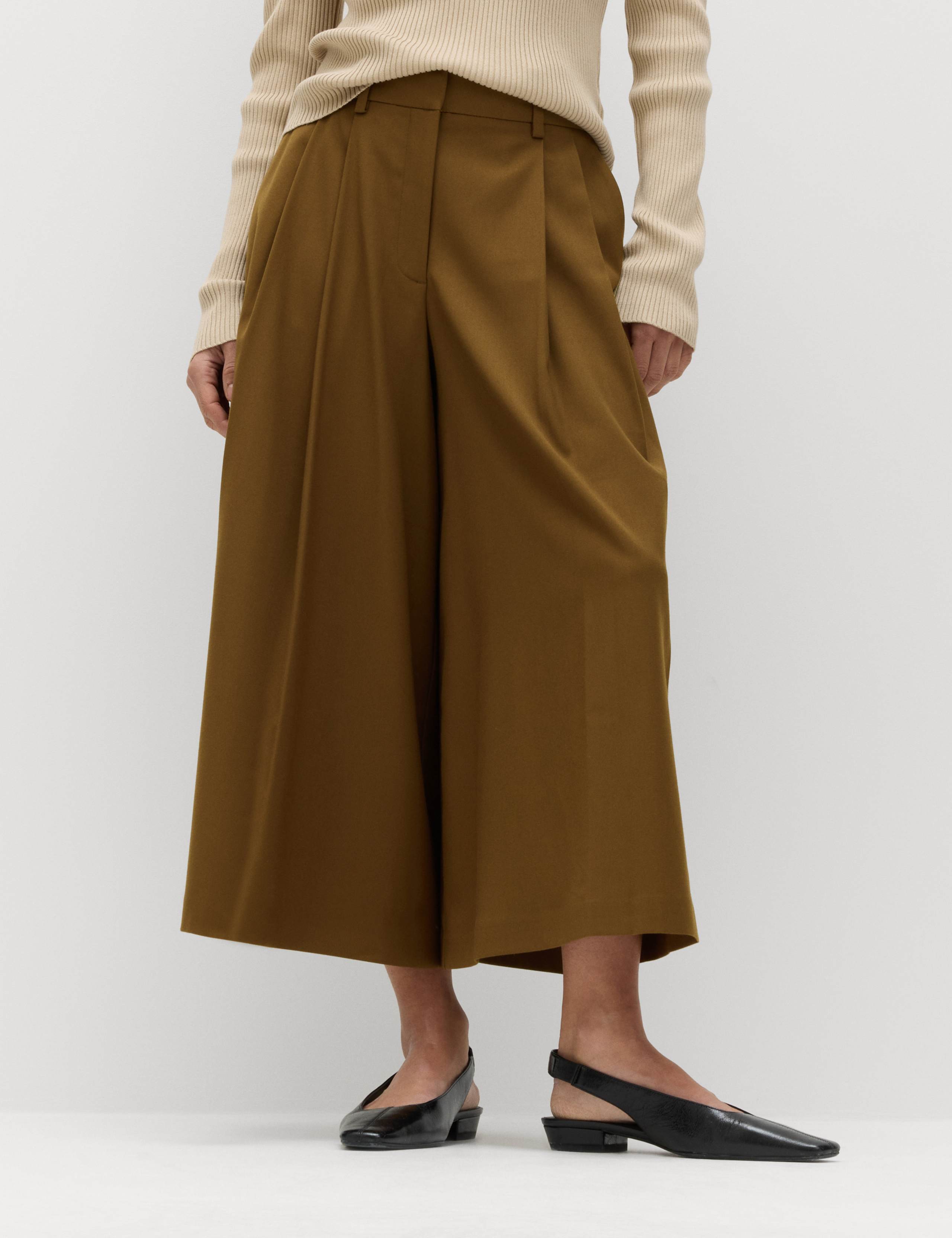 Pleat Front Culottes