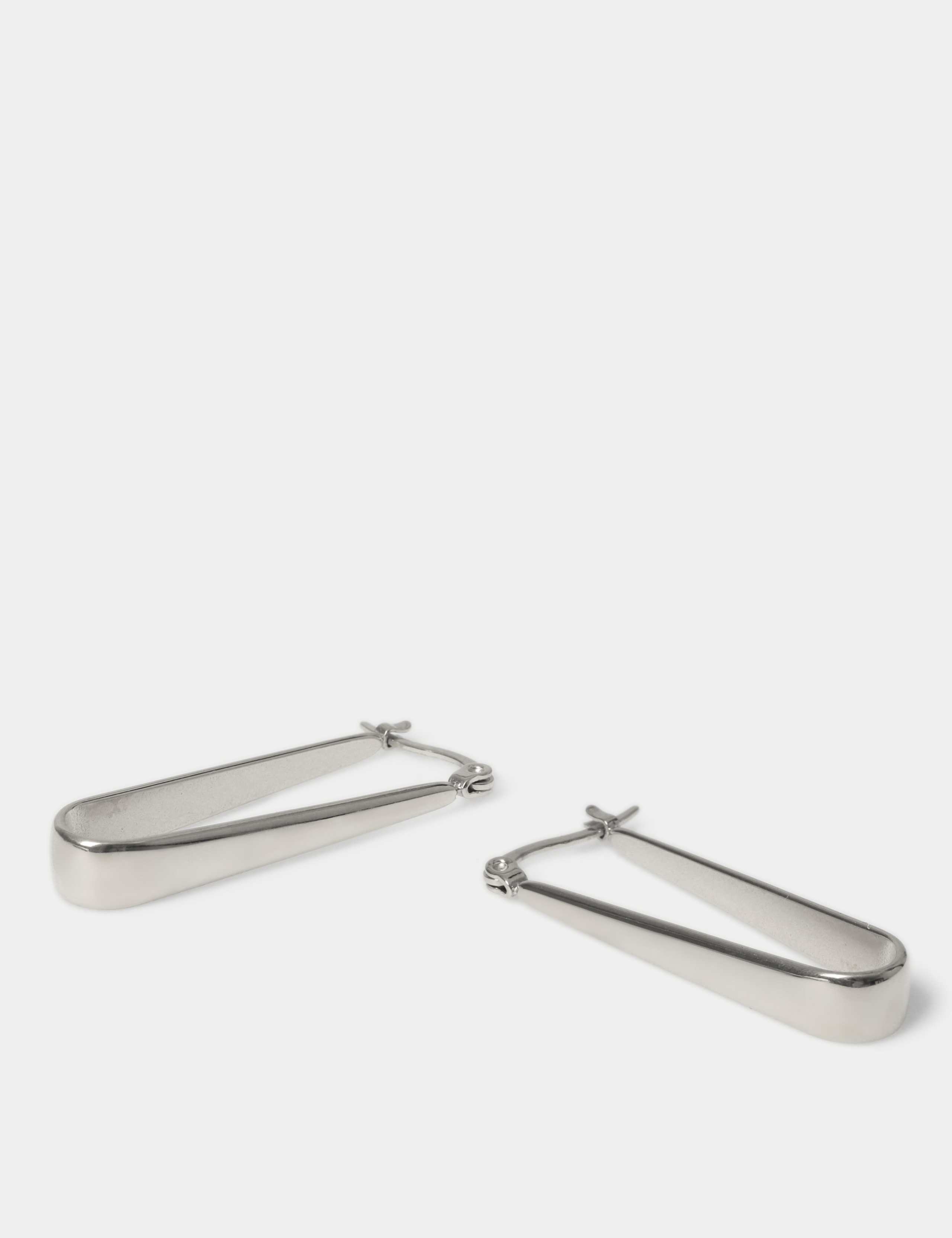 Oval Hoop Earrings