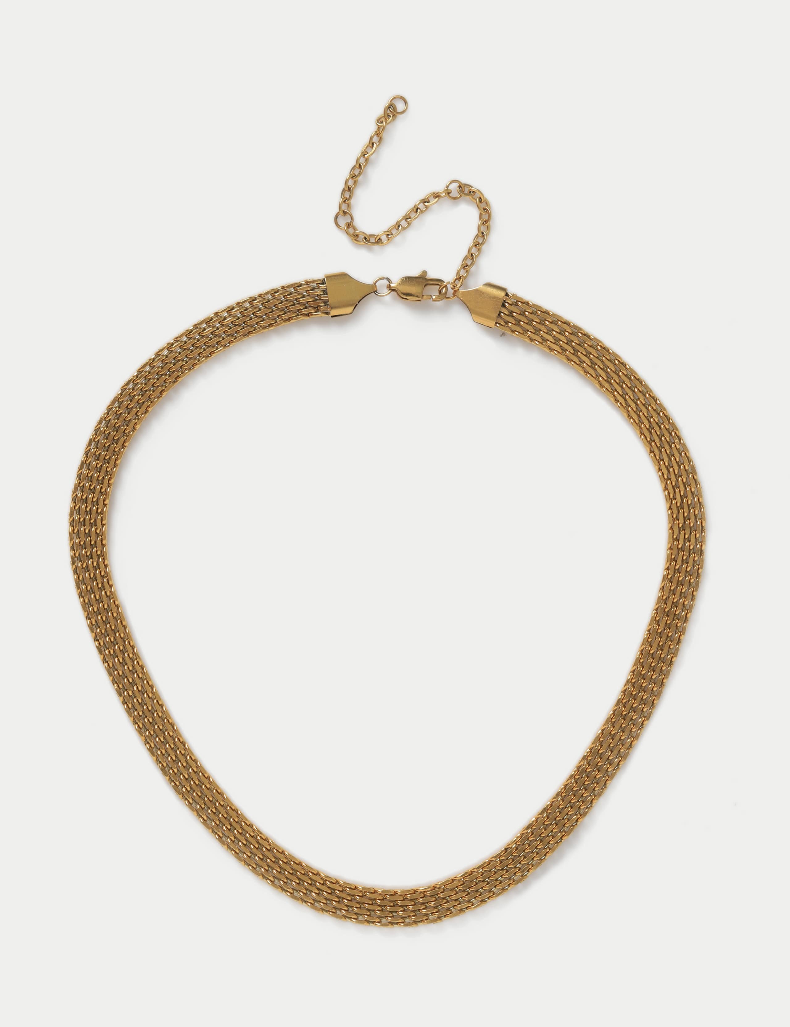 Stainless Steel Watch Strap Necklace