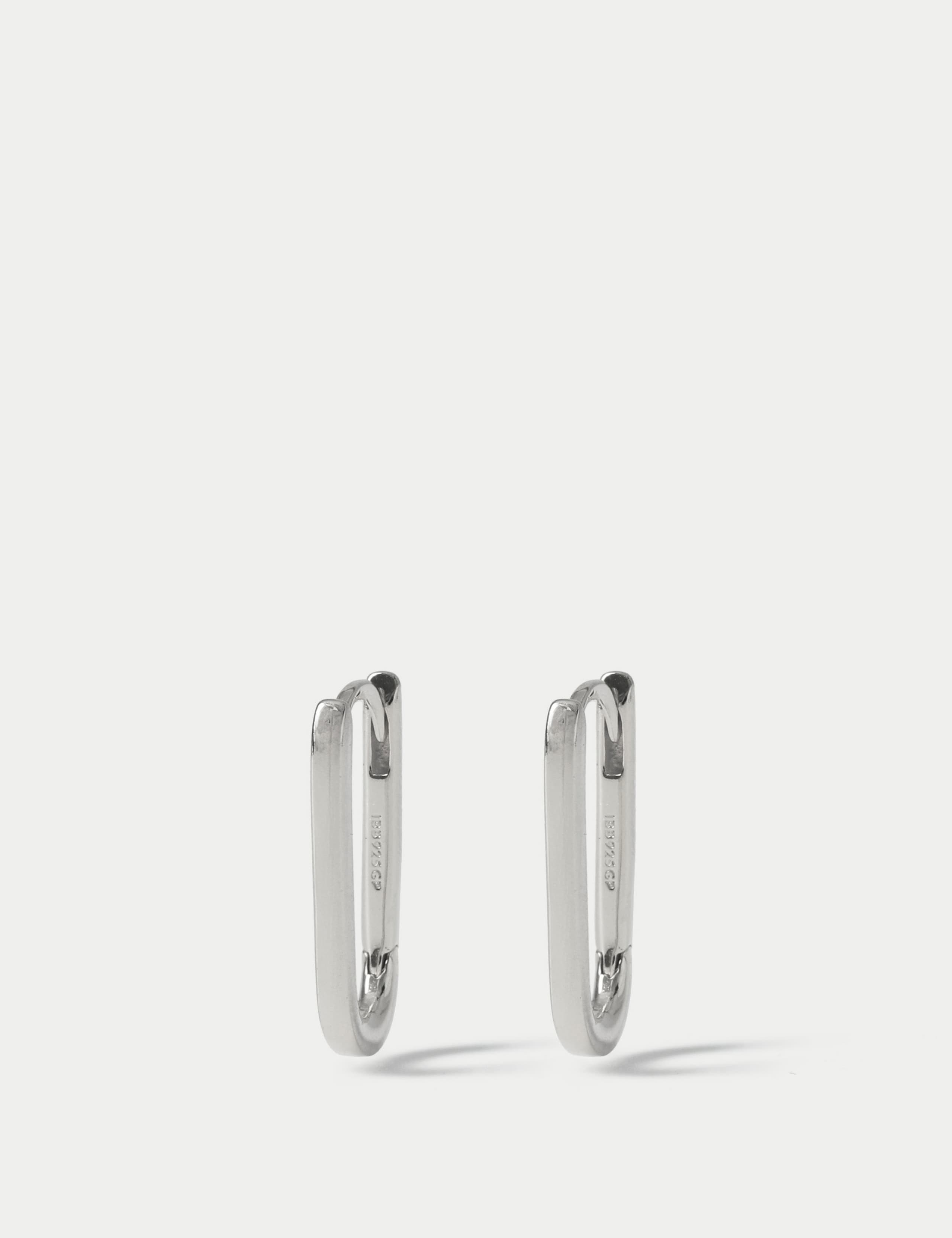 925 Sterling Silver Oval Earring