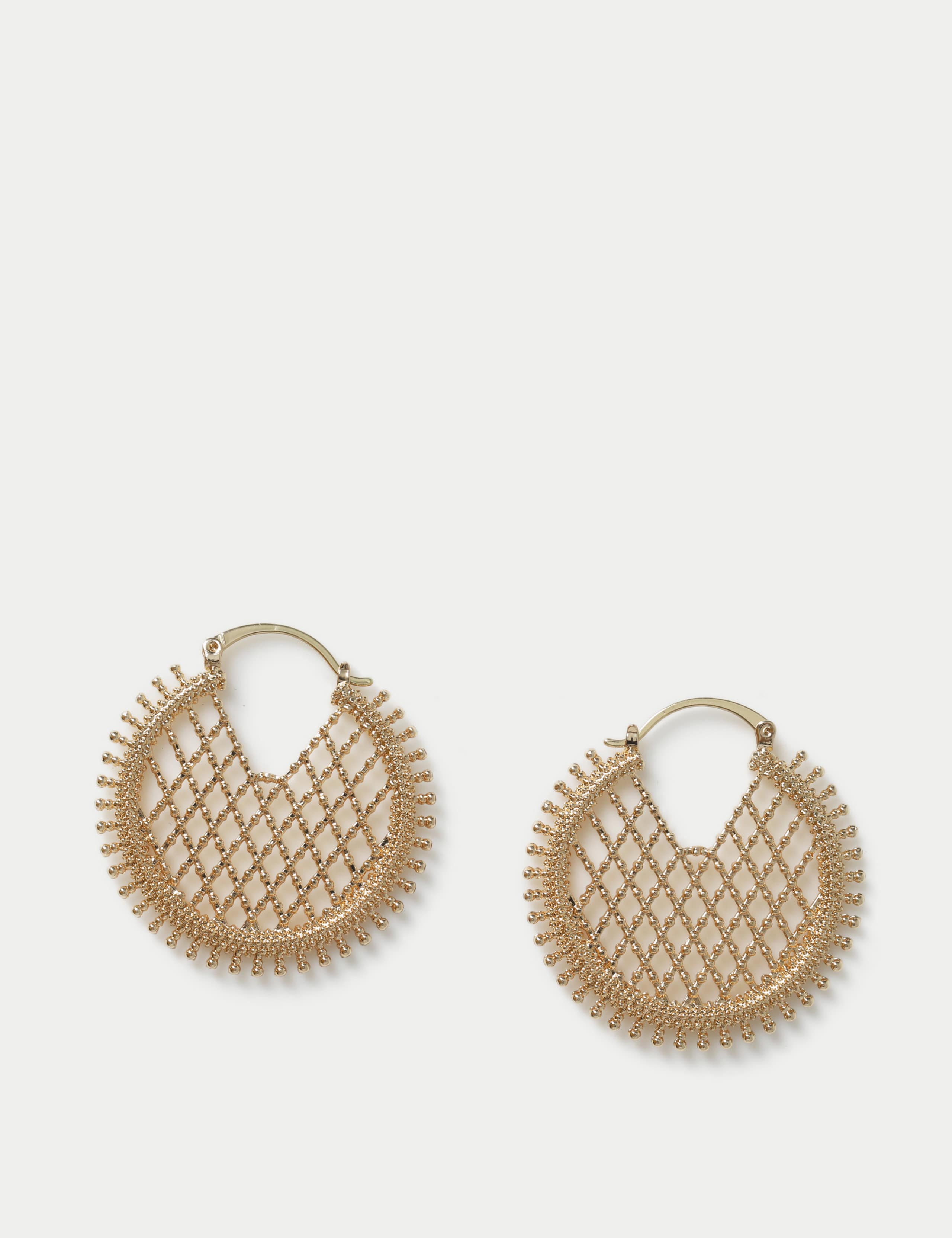 Circular Pattern Detail Earrings