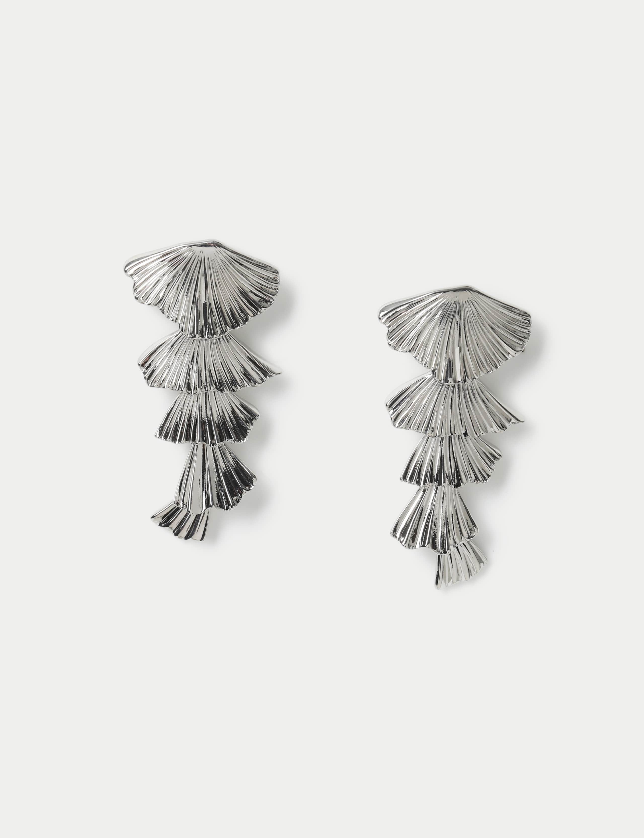 Fan Graduated Drop Earrings