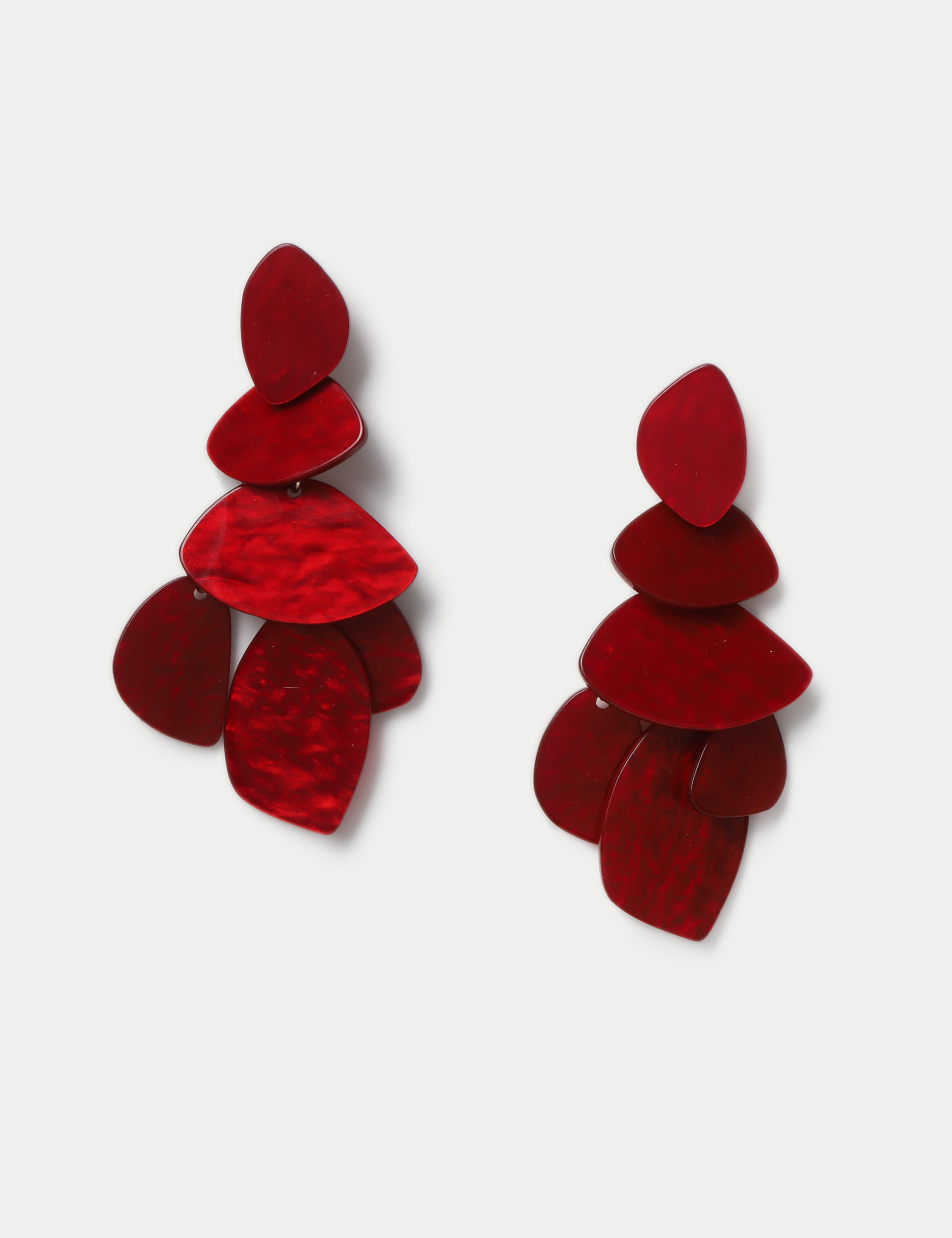 Resin Cascade Drop Earrings