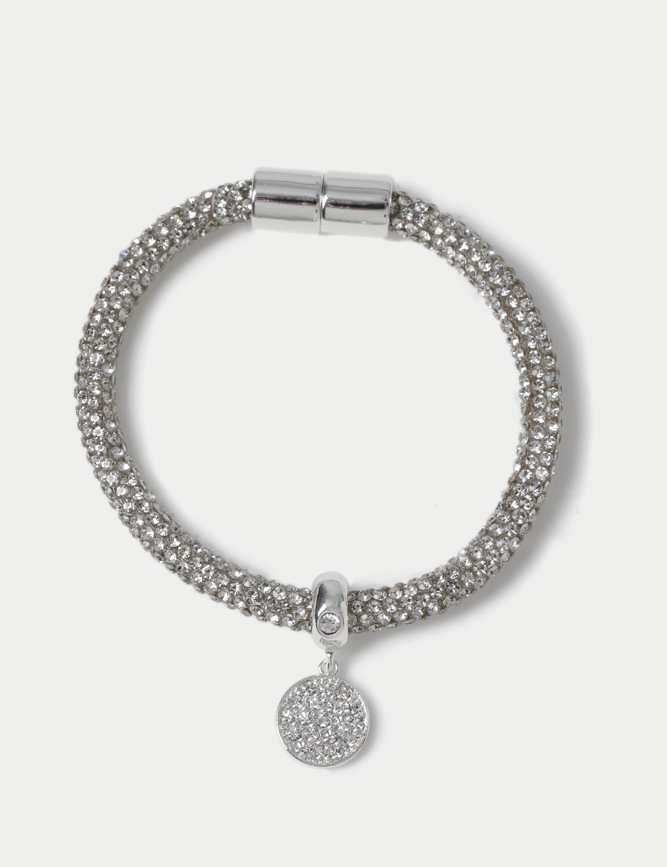 Rhinestone Disc Detail Wristwear