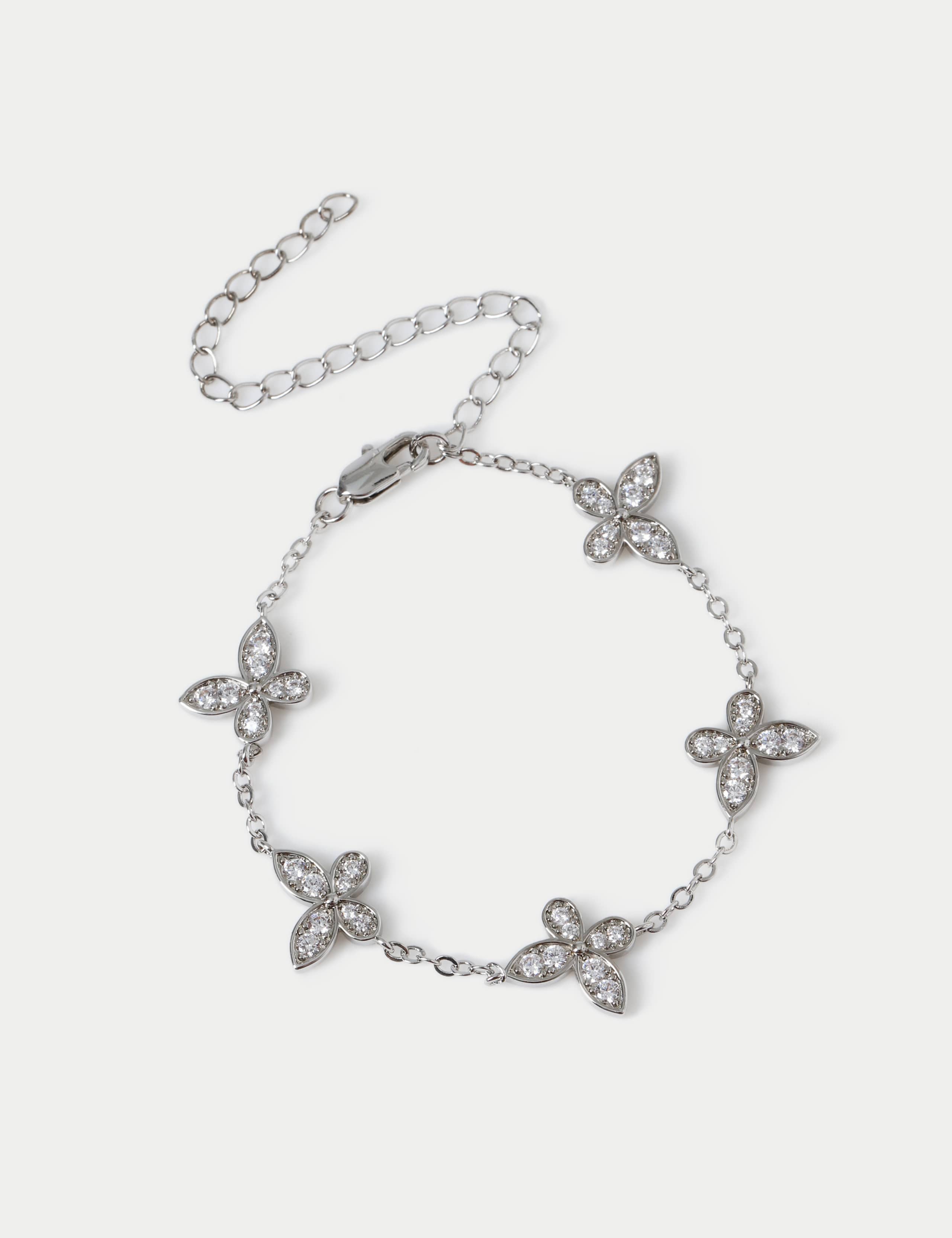 Platinum Plated Butterfly Wristwear