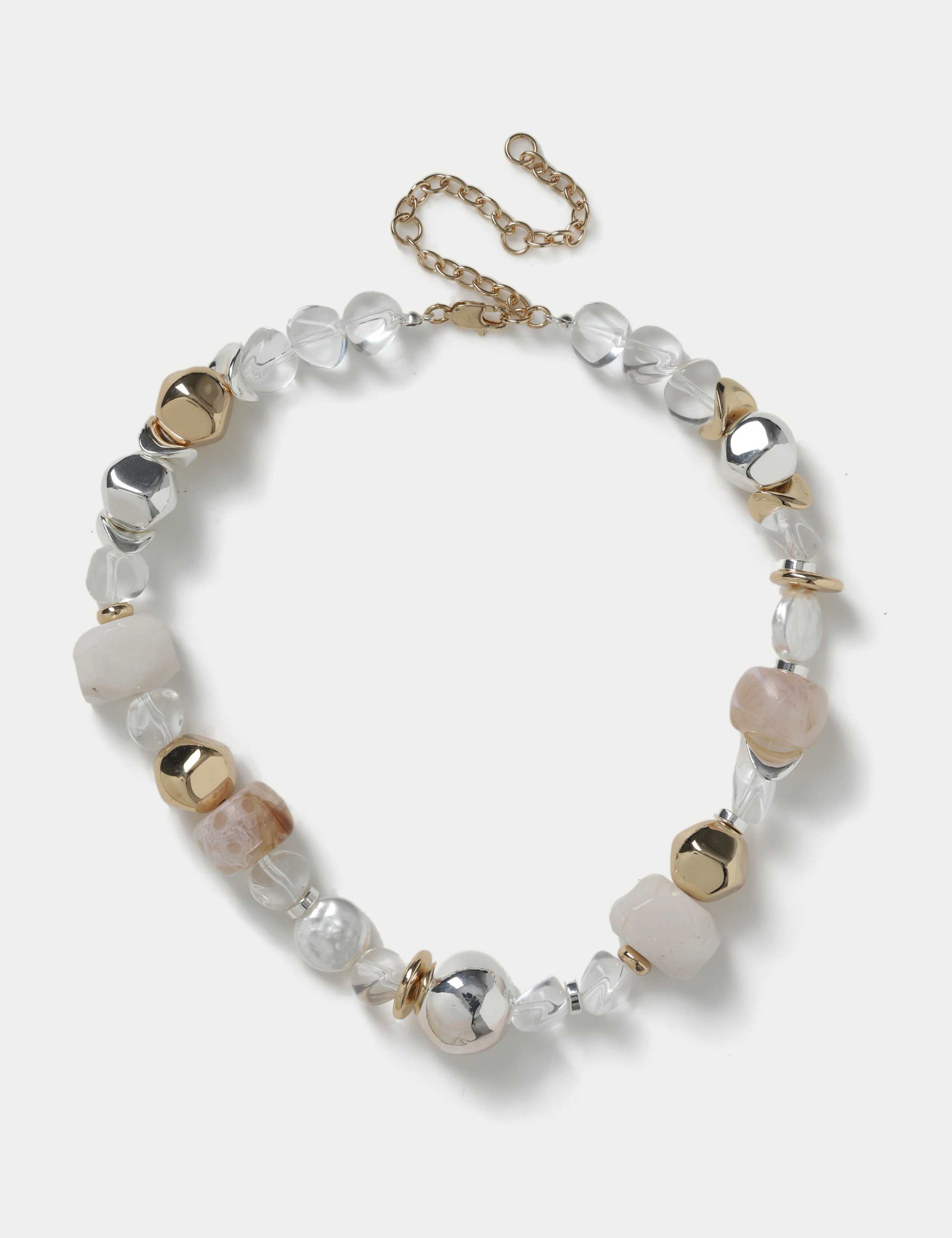 Eclectic Mixed Shape Necklace