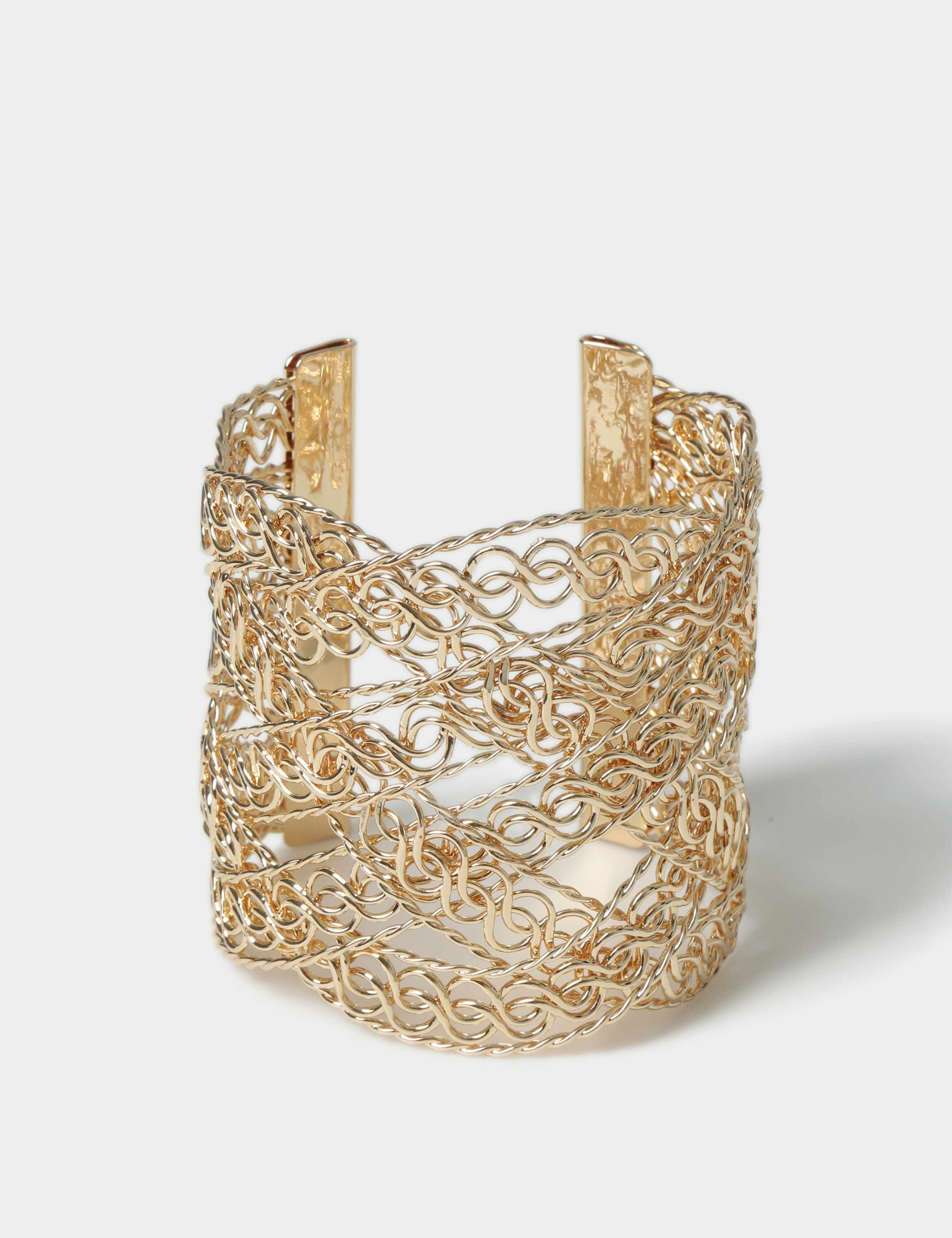Floral Cut Out Cuff