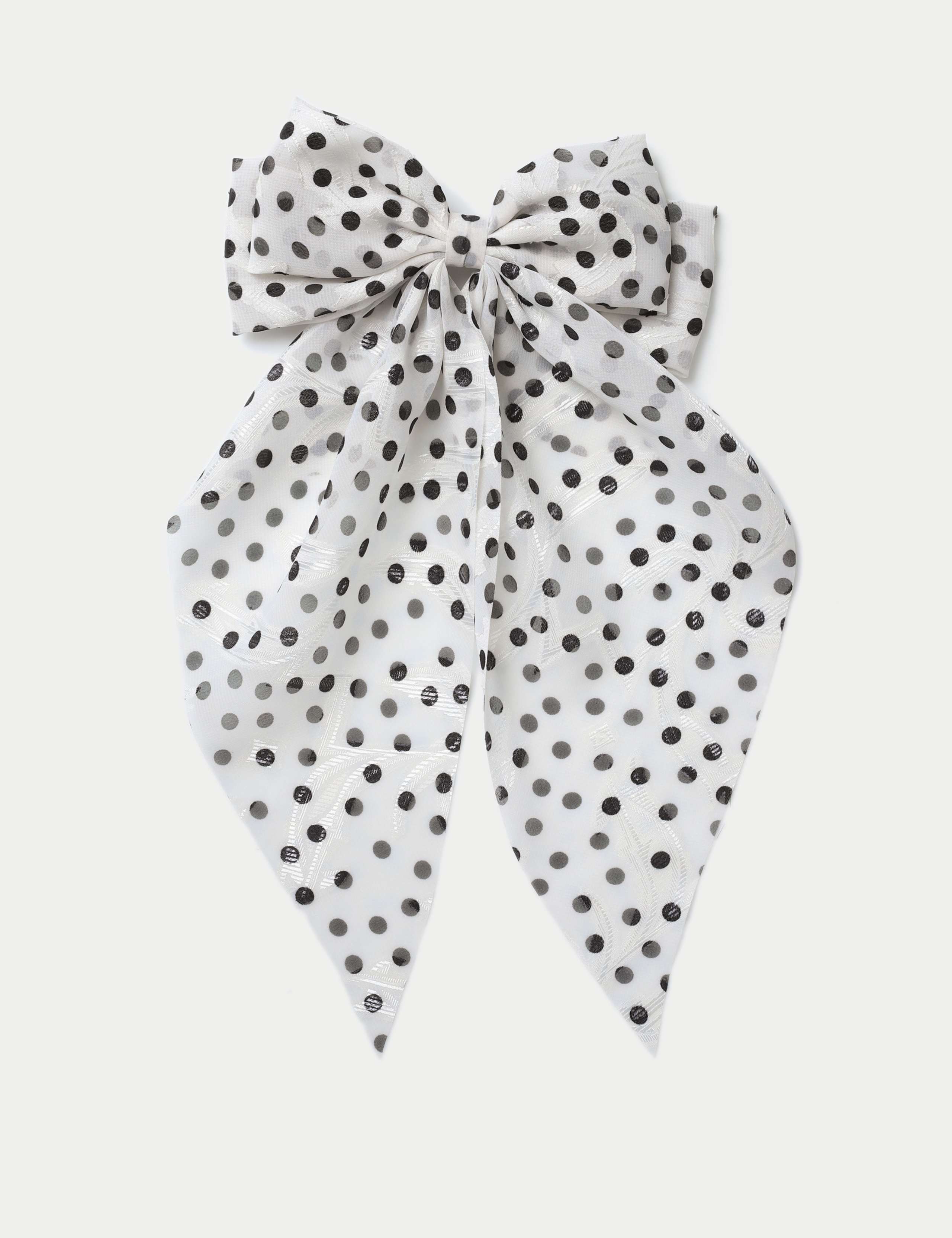 Polka Dot Oversized Bow