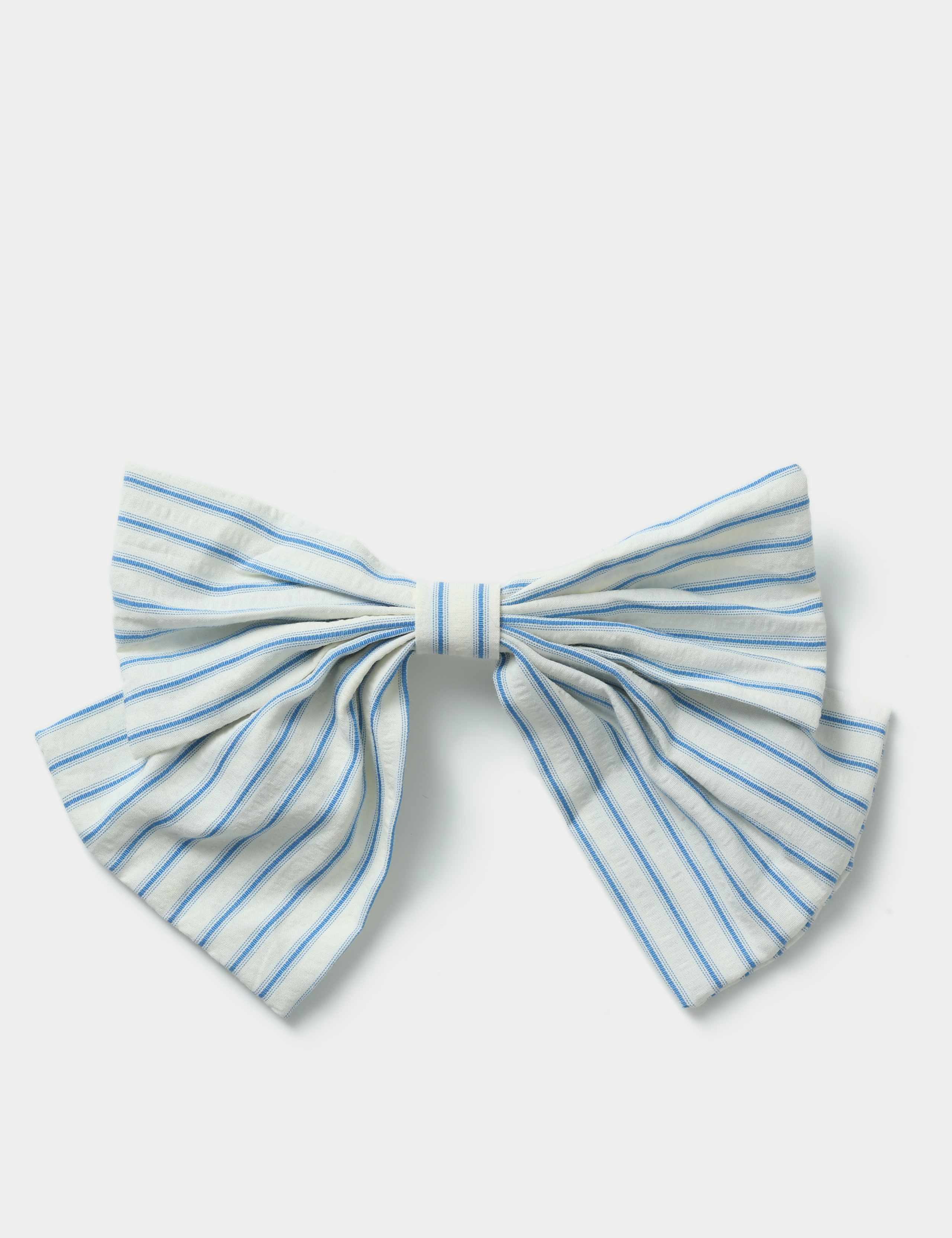Stripe Bow Hair Accessory