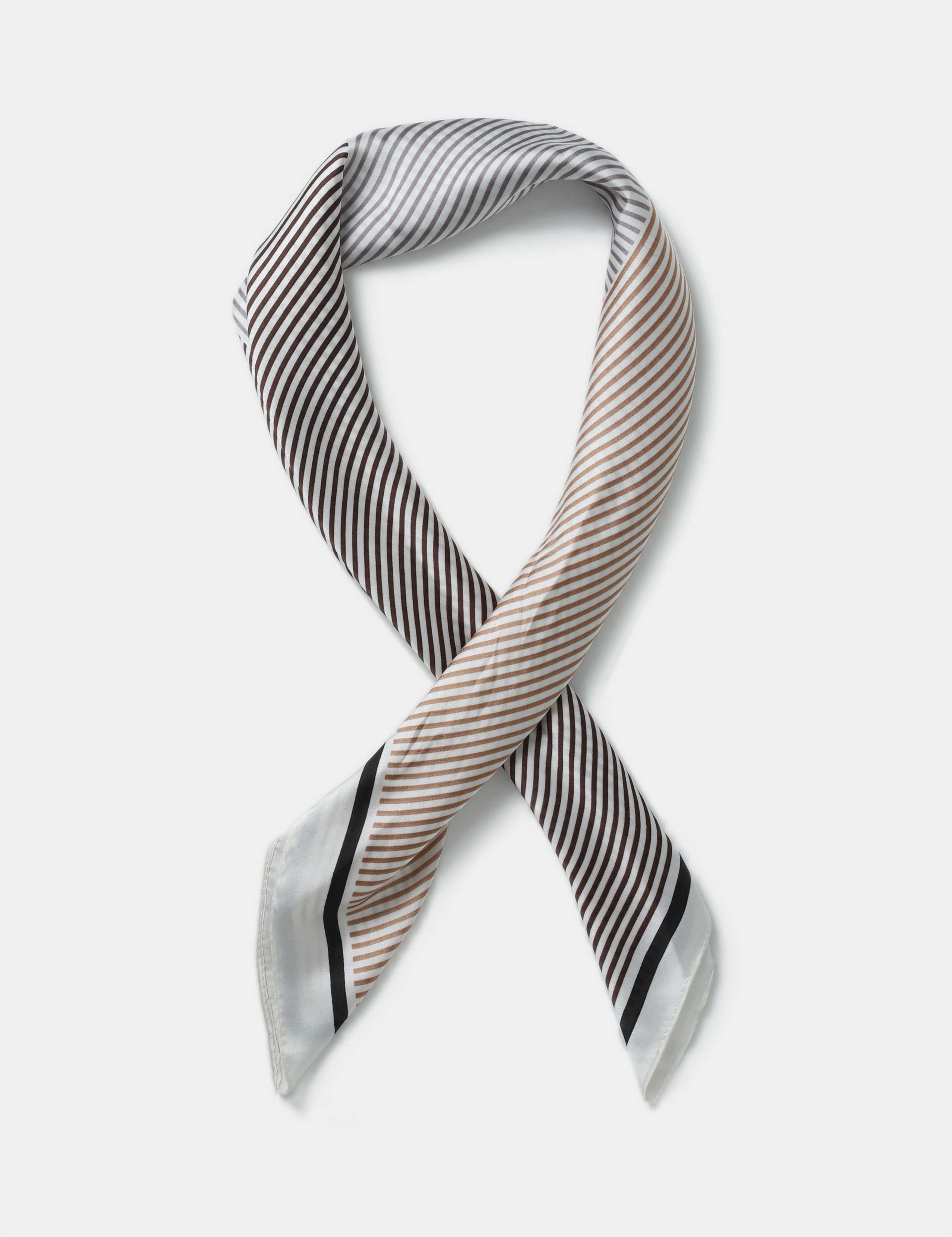 Mono Stripe Scarf