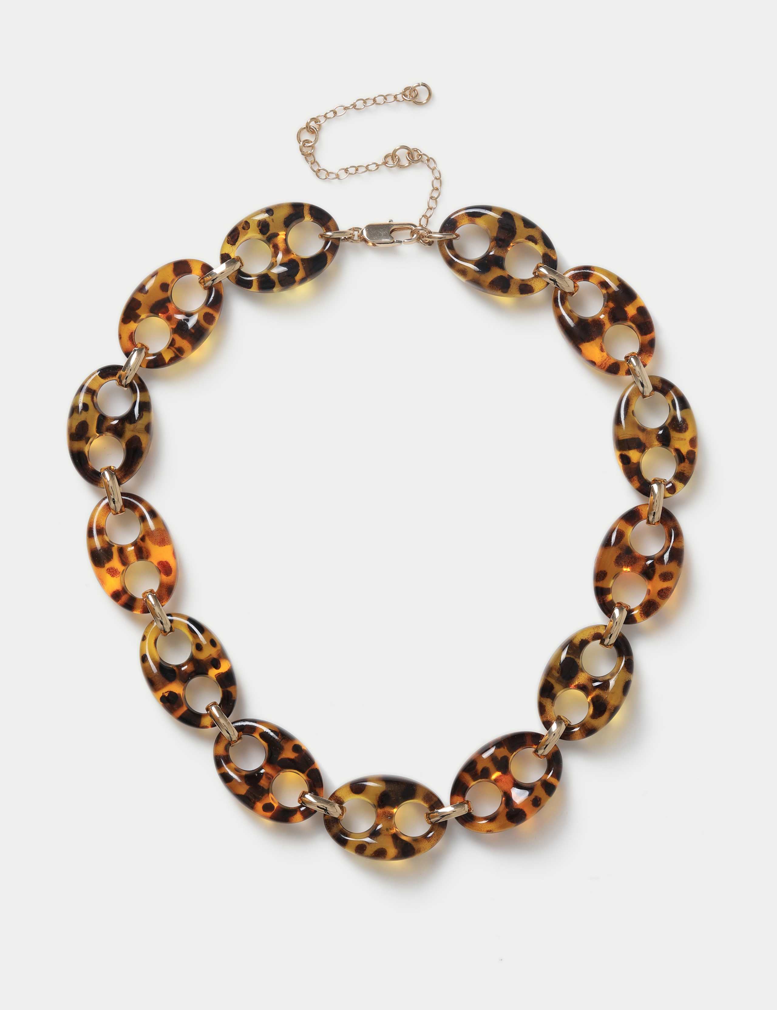 Tort Oversized Link Necklace