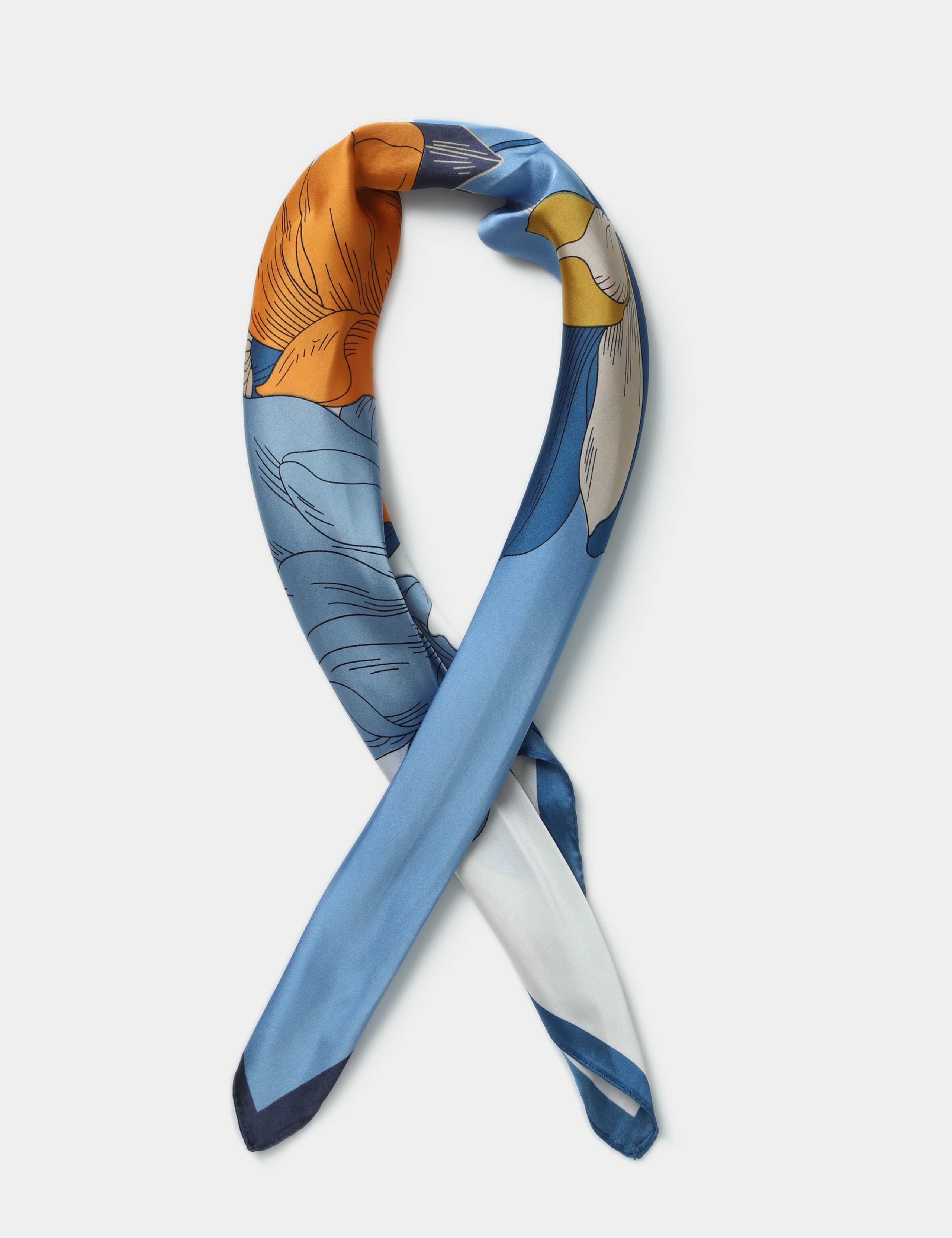 Floral Print Scarf