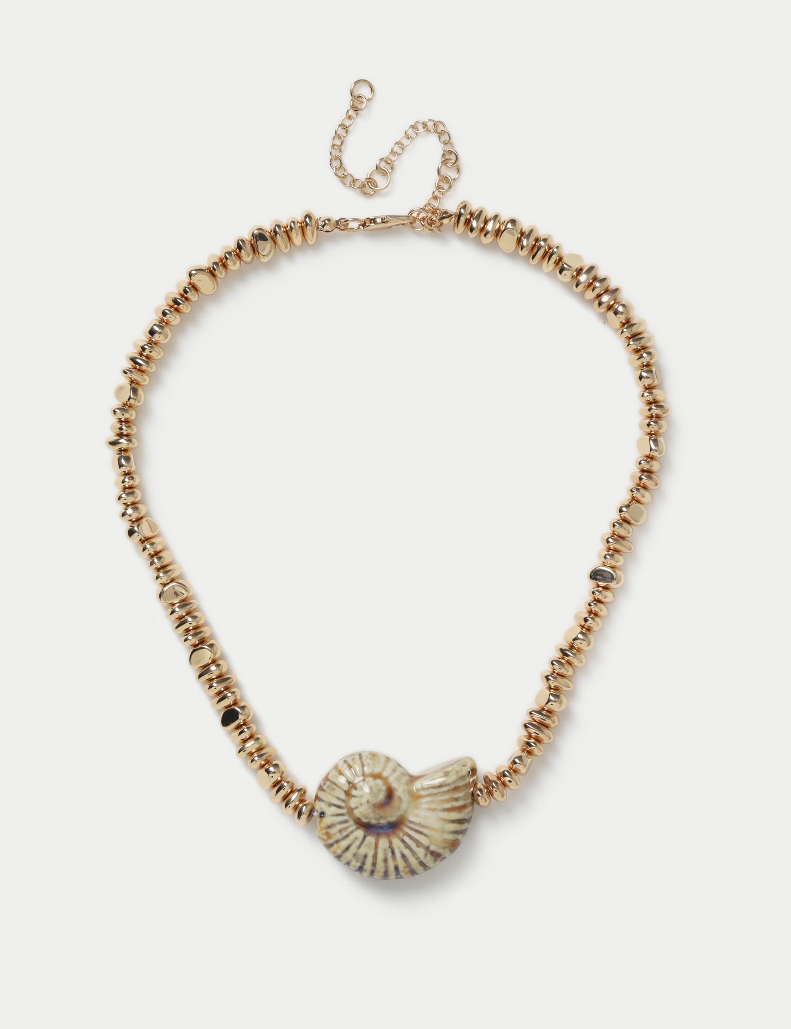 Nugget and Shell Necklace