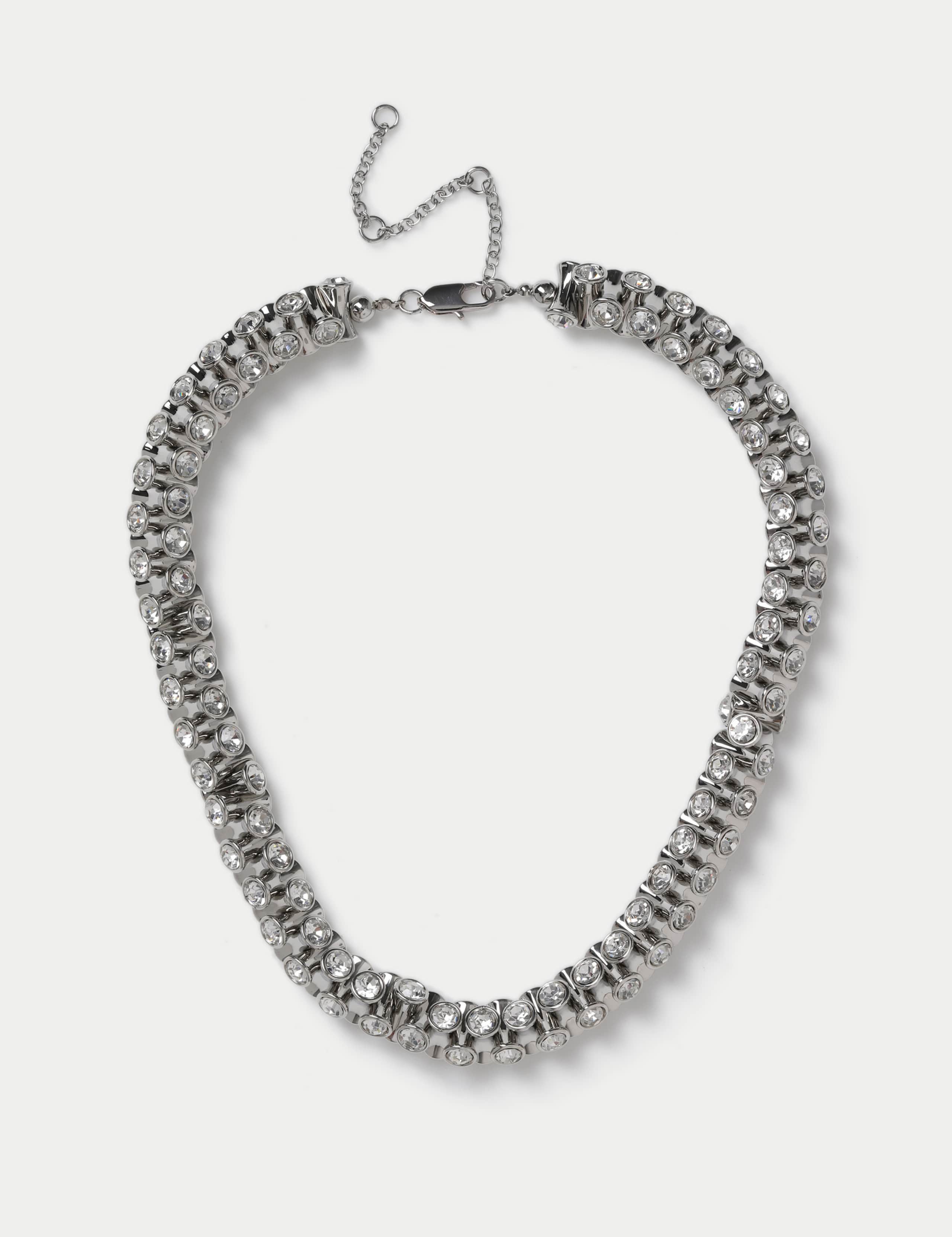 Rhinestone Cone Rope Neckwear