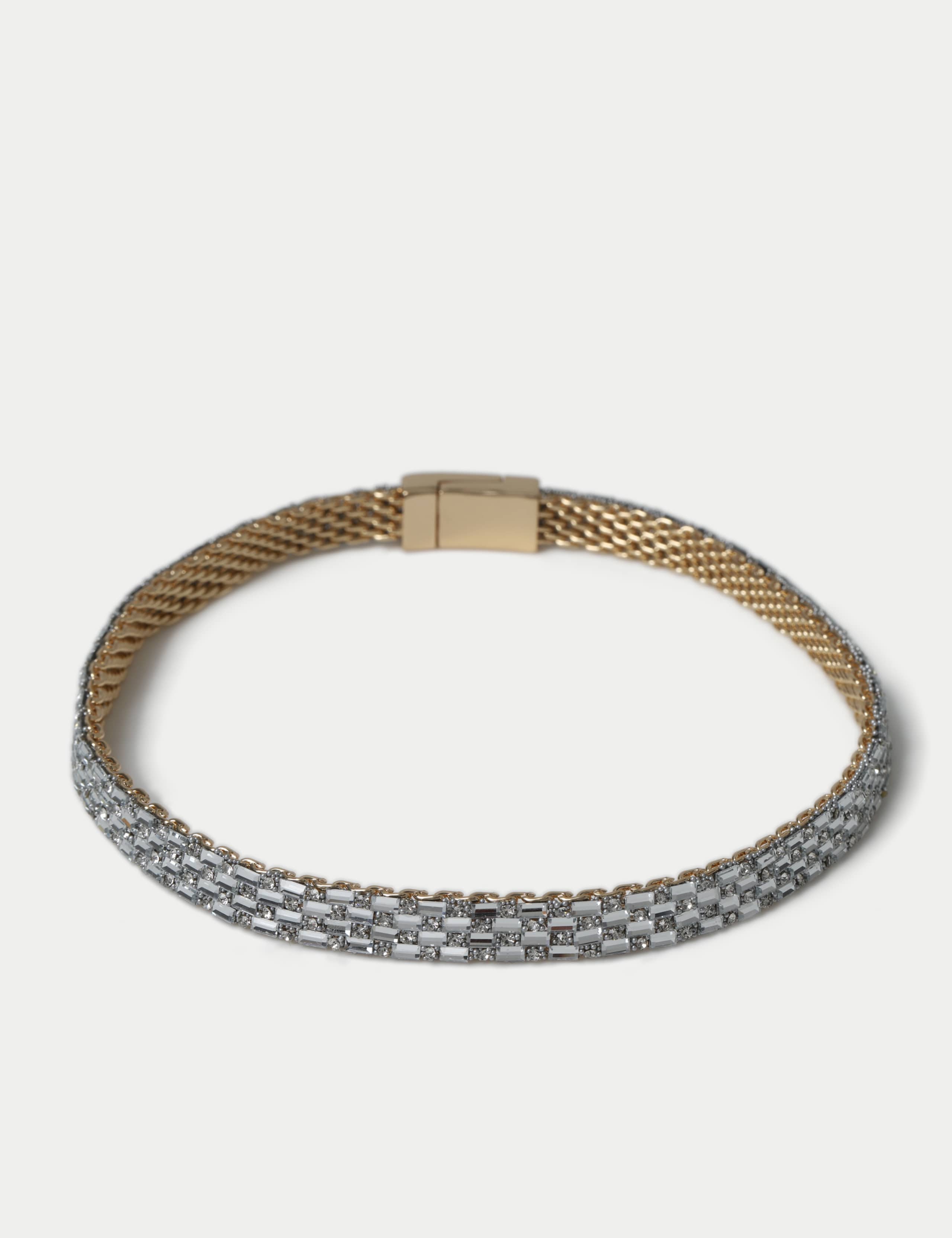 Rhinestone Short Necklace