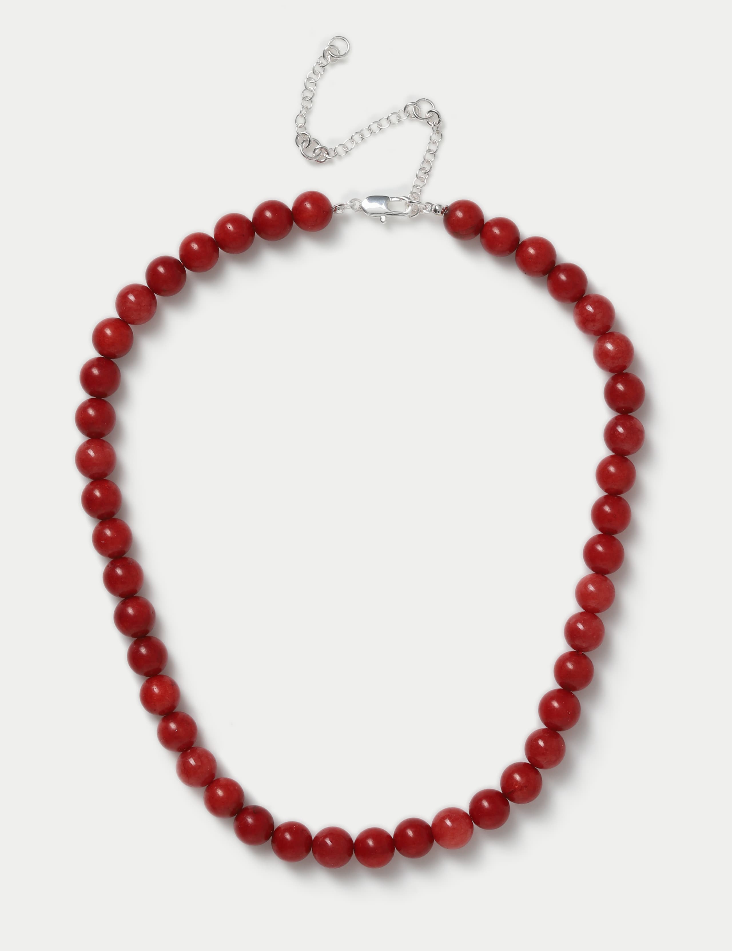 Red Real Stone Necklace