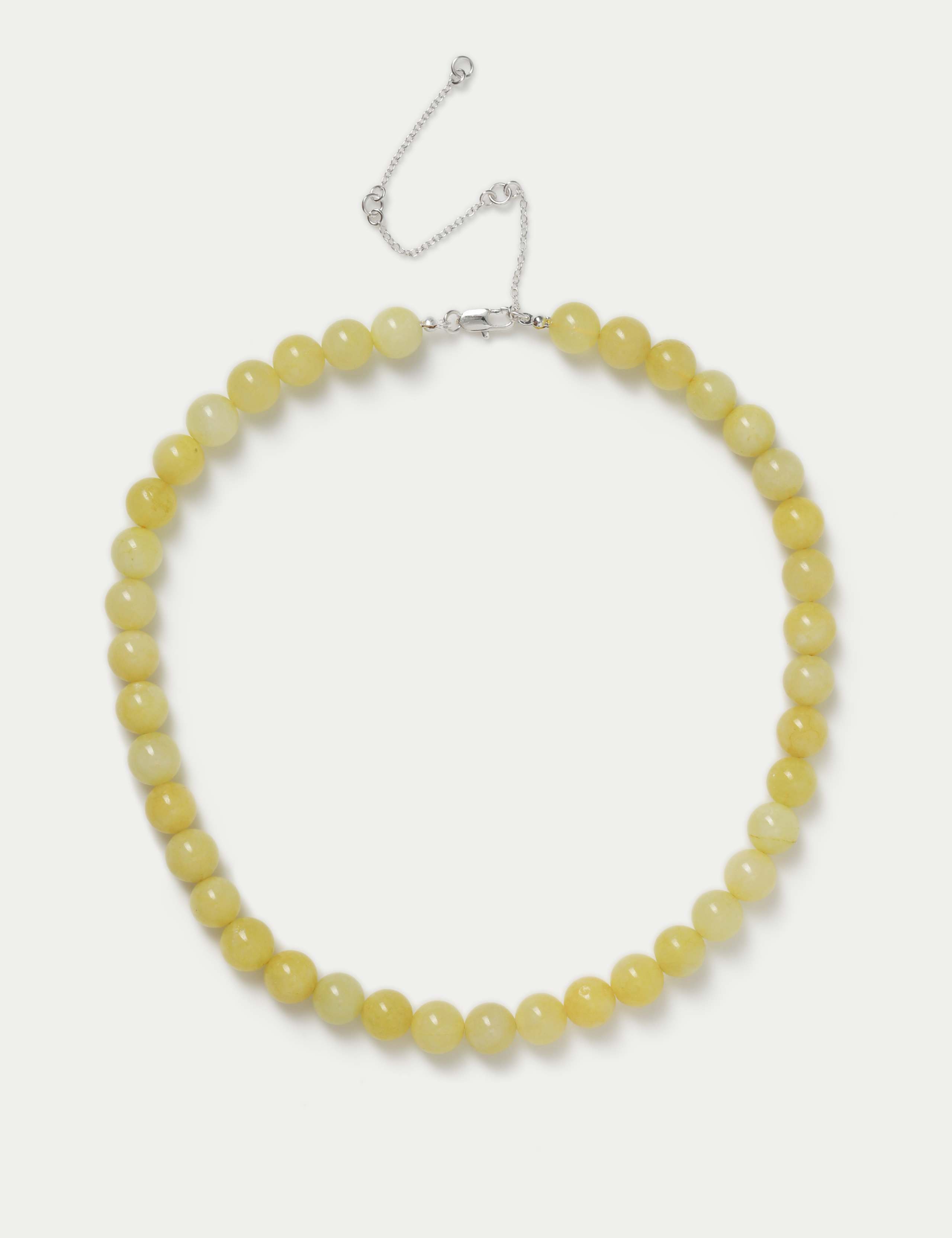 Yellow Natural Stone Necklace