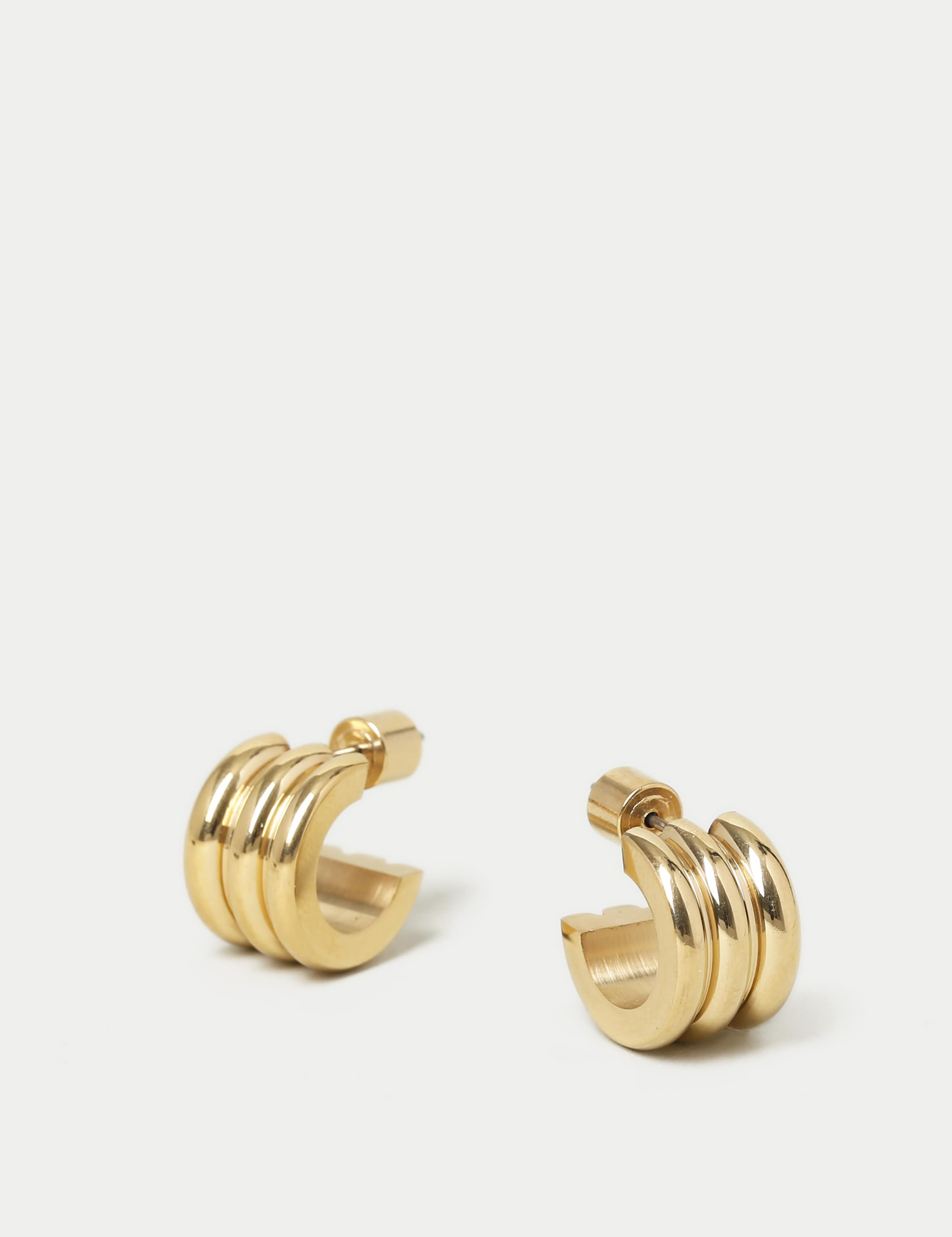 Stainless Steel Barrell Earrings