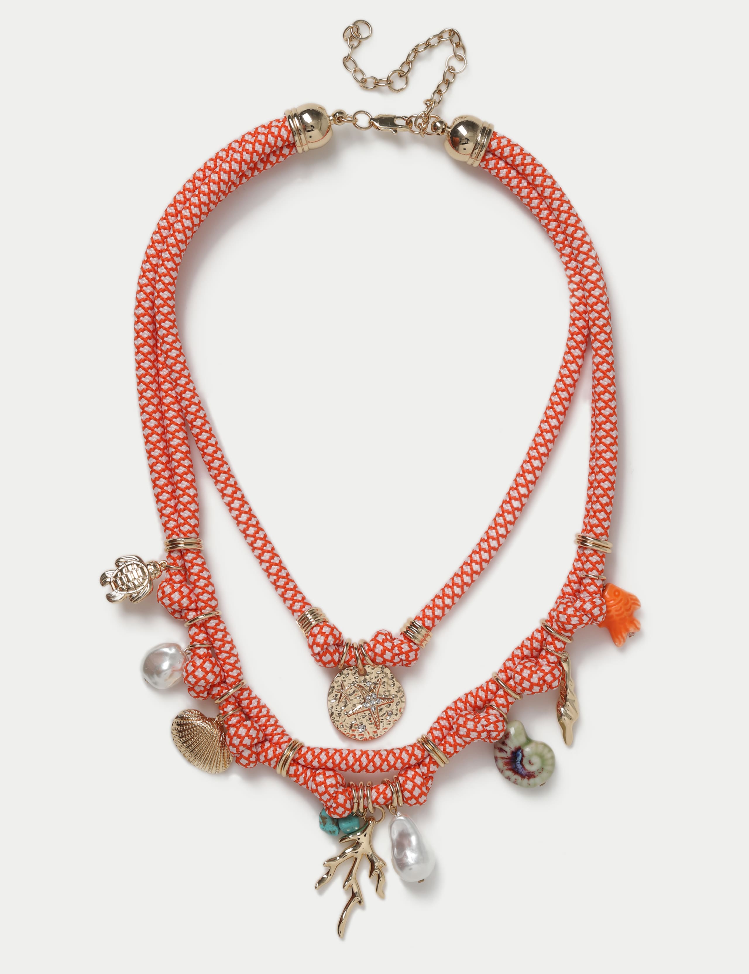 Cord Charm Necklace