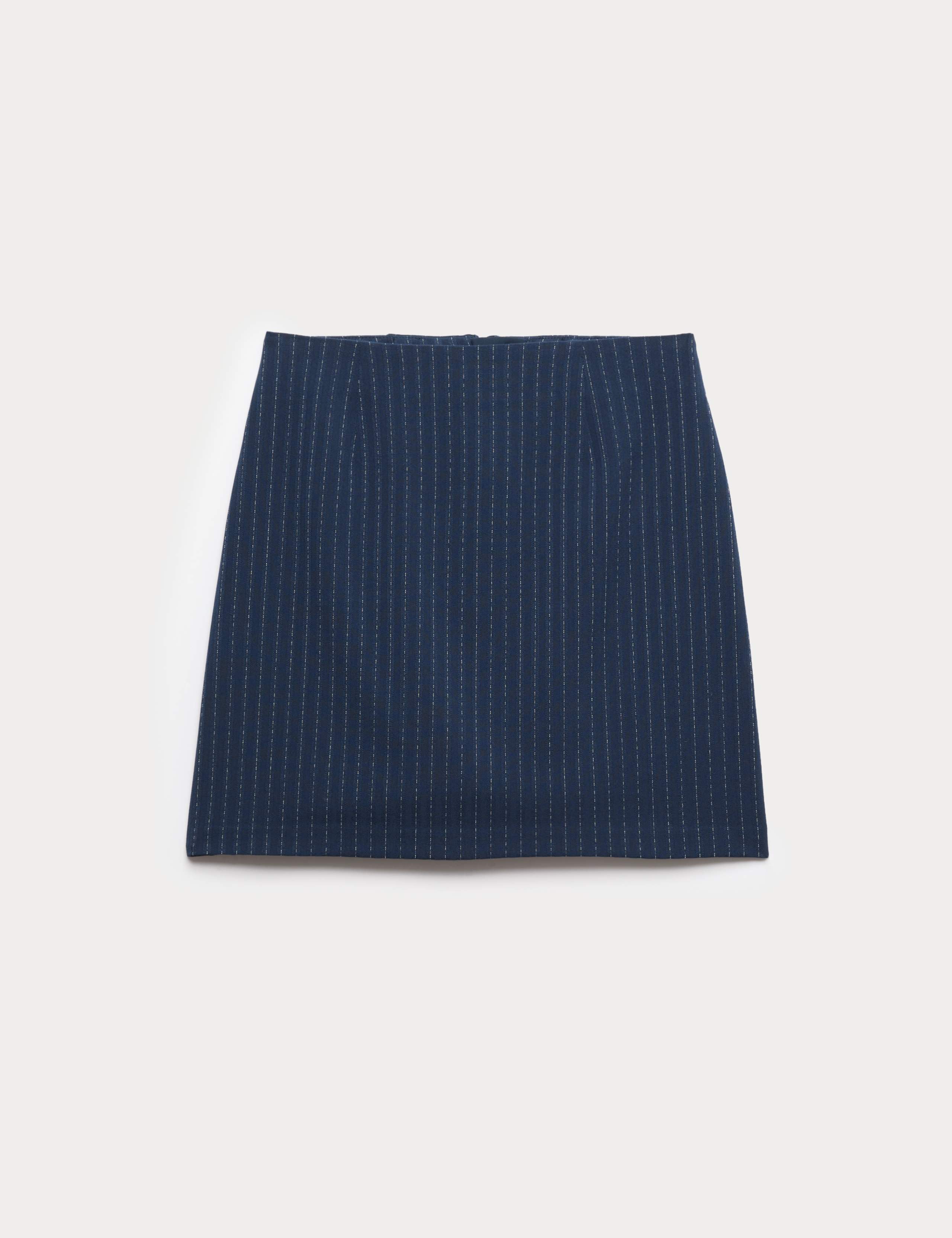 Pinstripe Mini Pencil Skirt