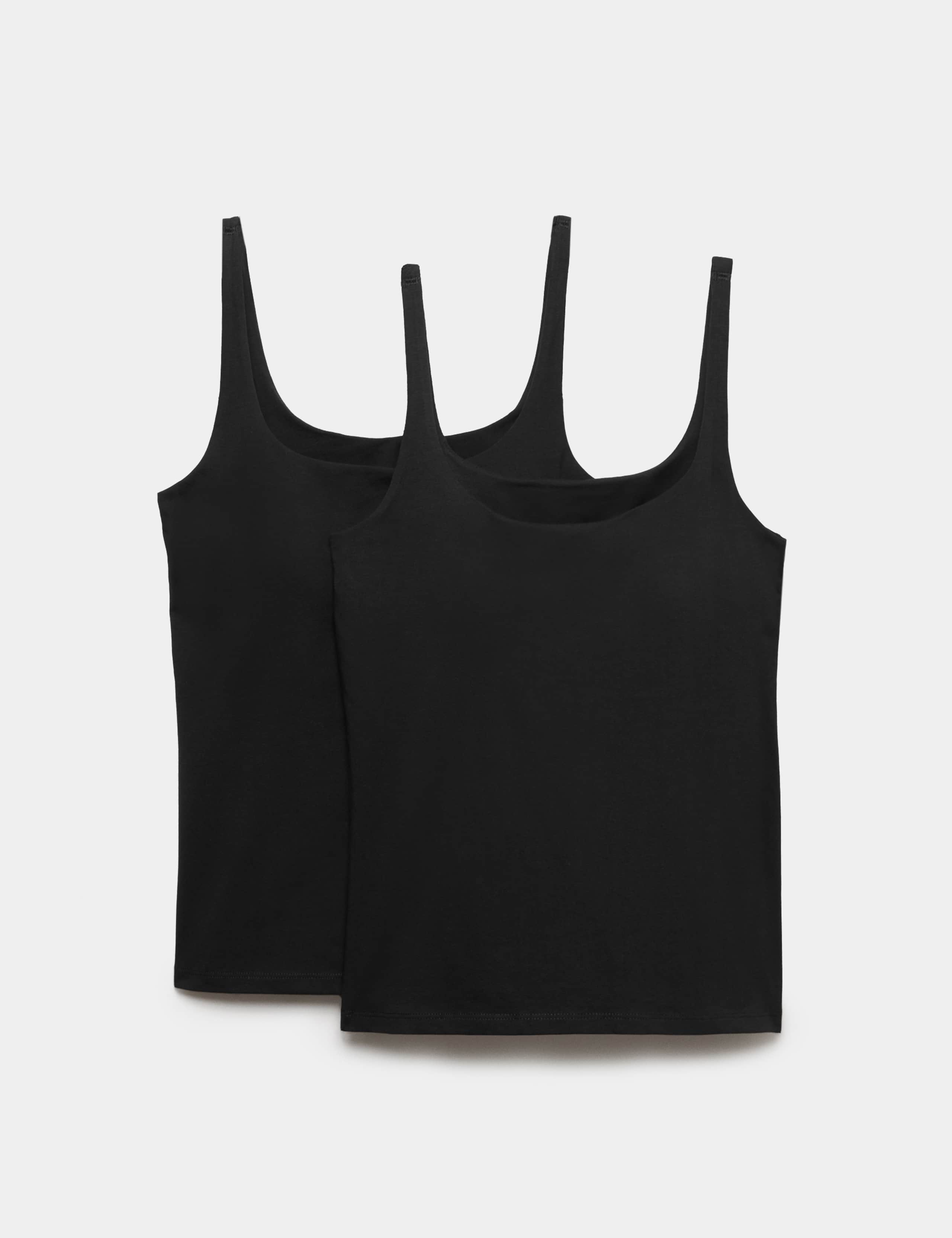 2 Pack Secret Support™ Scoop Neck Bra Vest