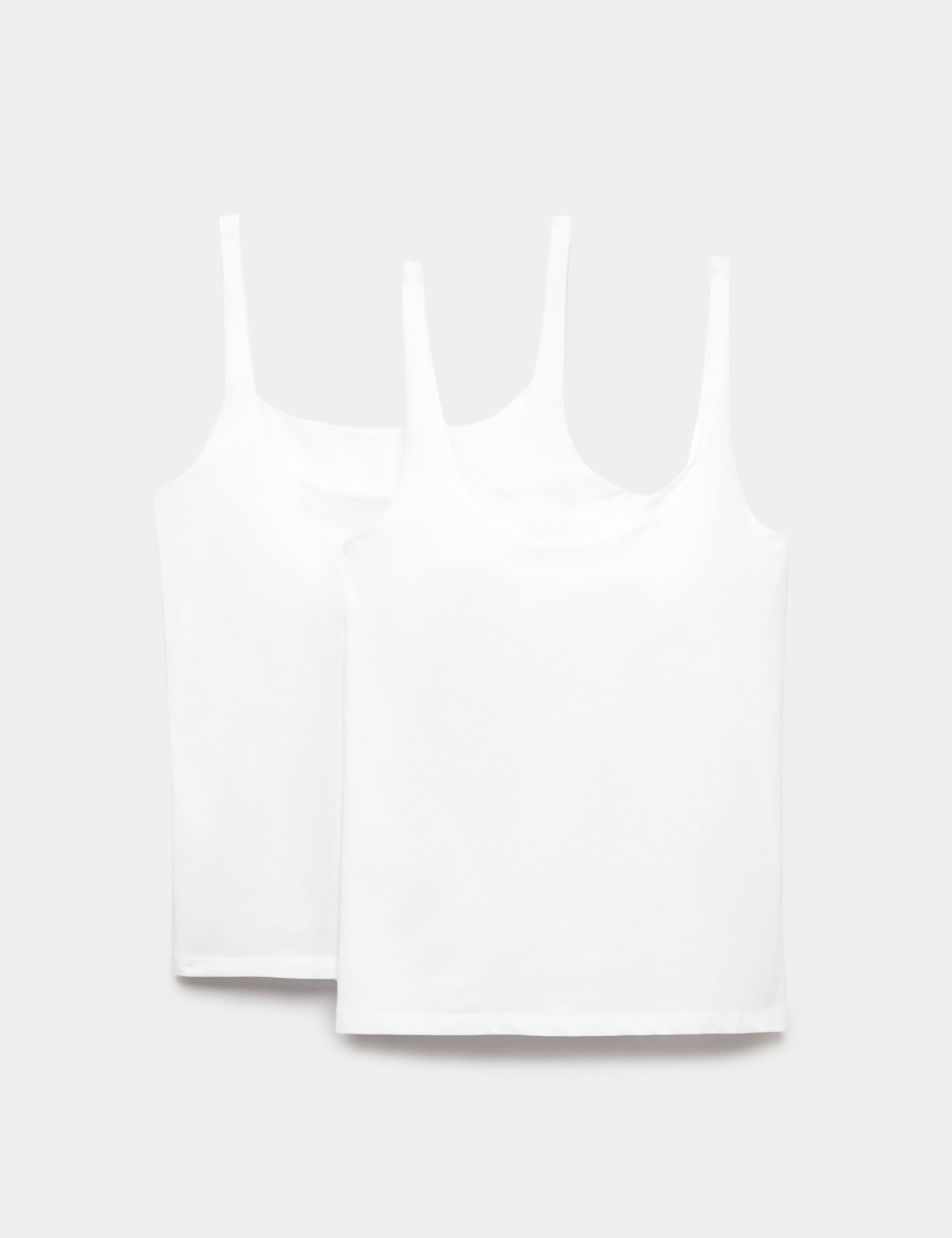 2 Pack Secret Support™ Scoop Neck Vests