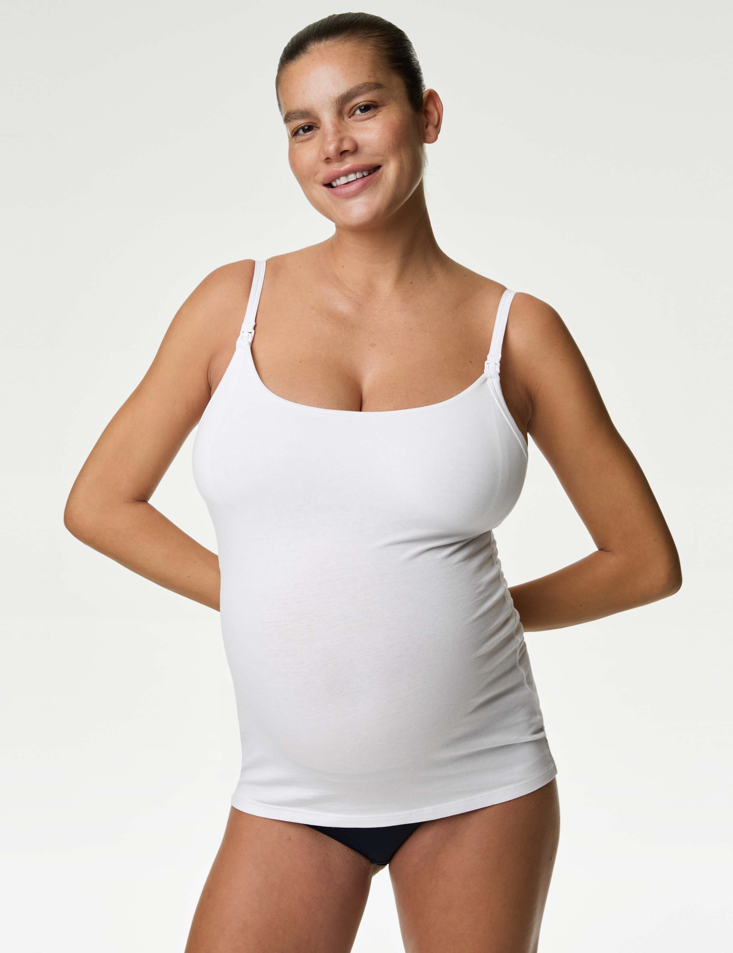 Maternity Cotton Rich Secret Support™ Nursing Vest