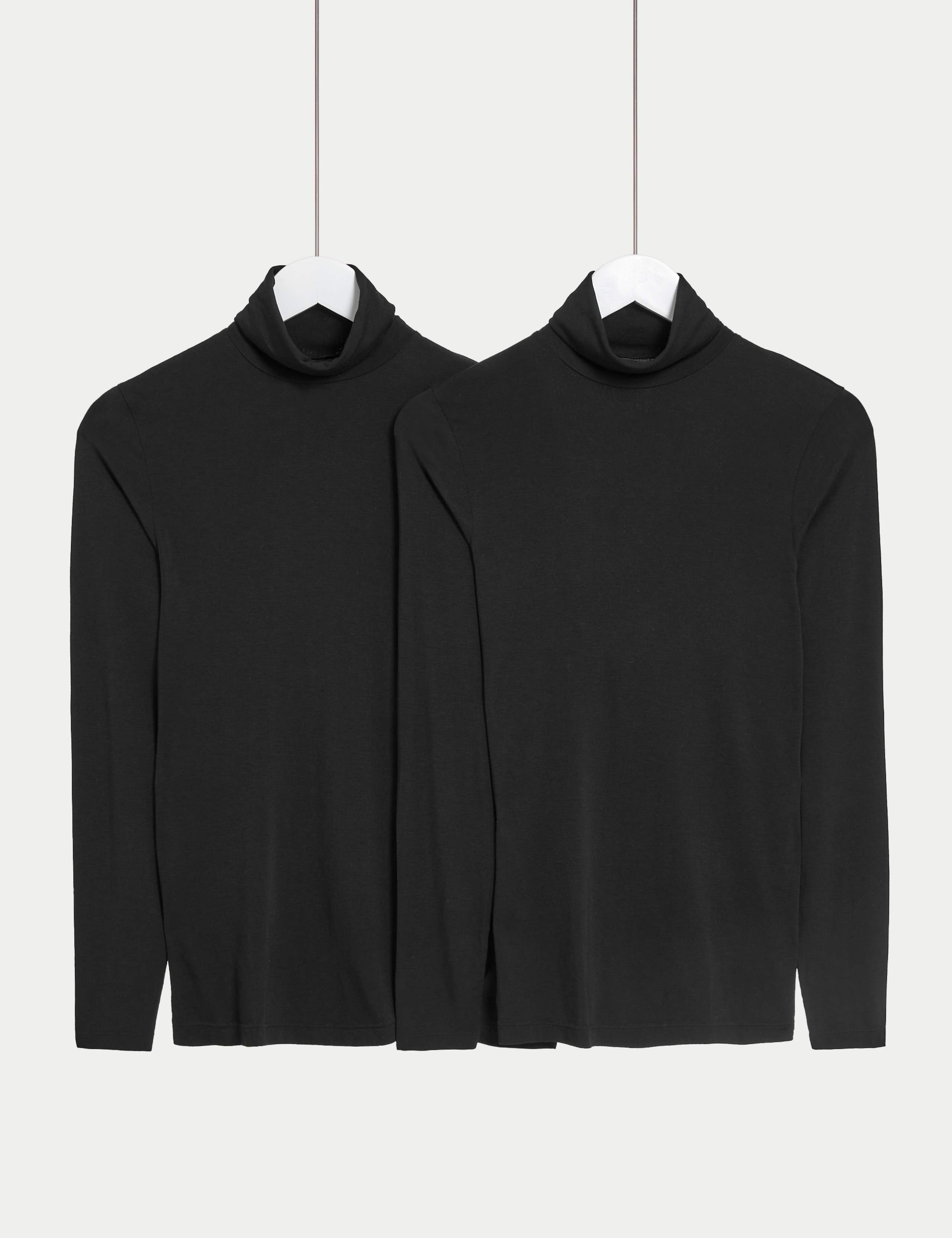 2pk Heatgen™ Thermal Polo Neck Tops