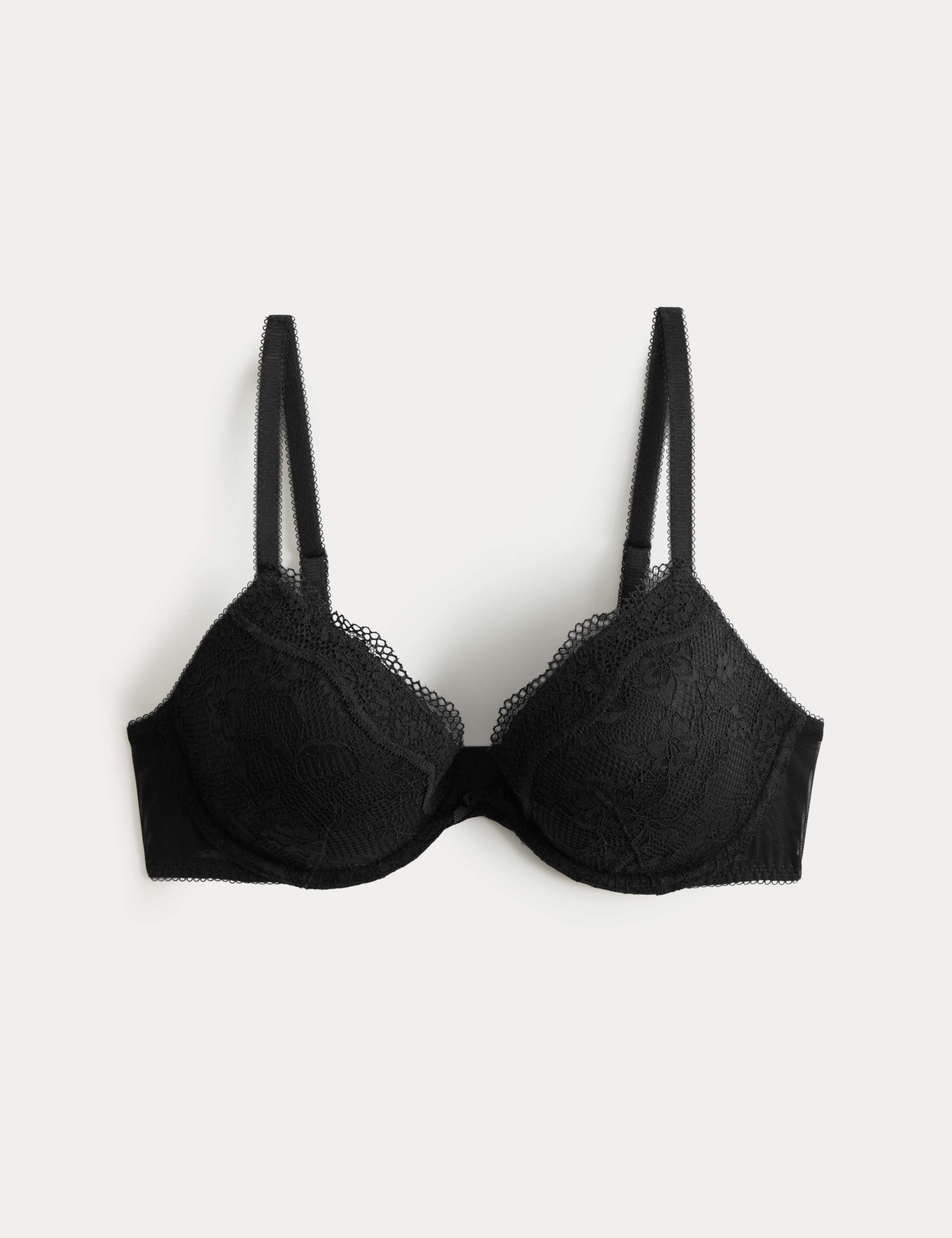 Jasmine Lace Wired Plunge Bra Set A-E 1 of 6