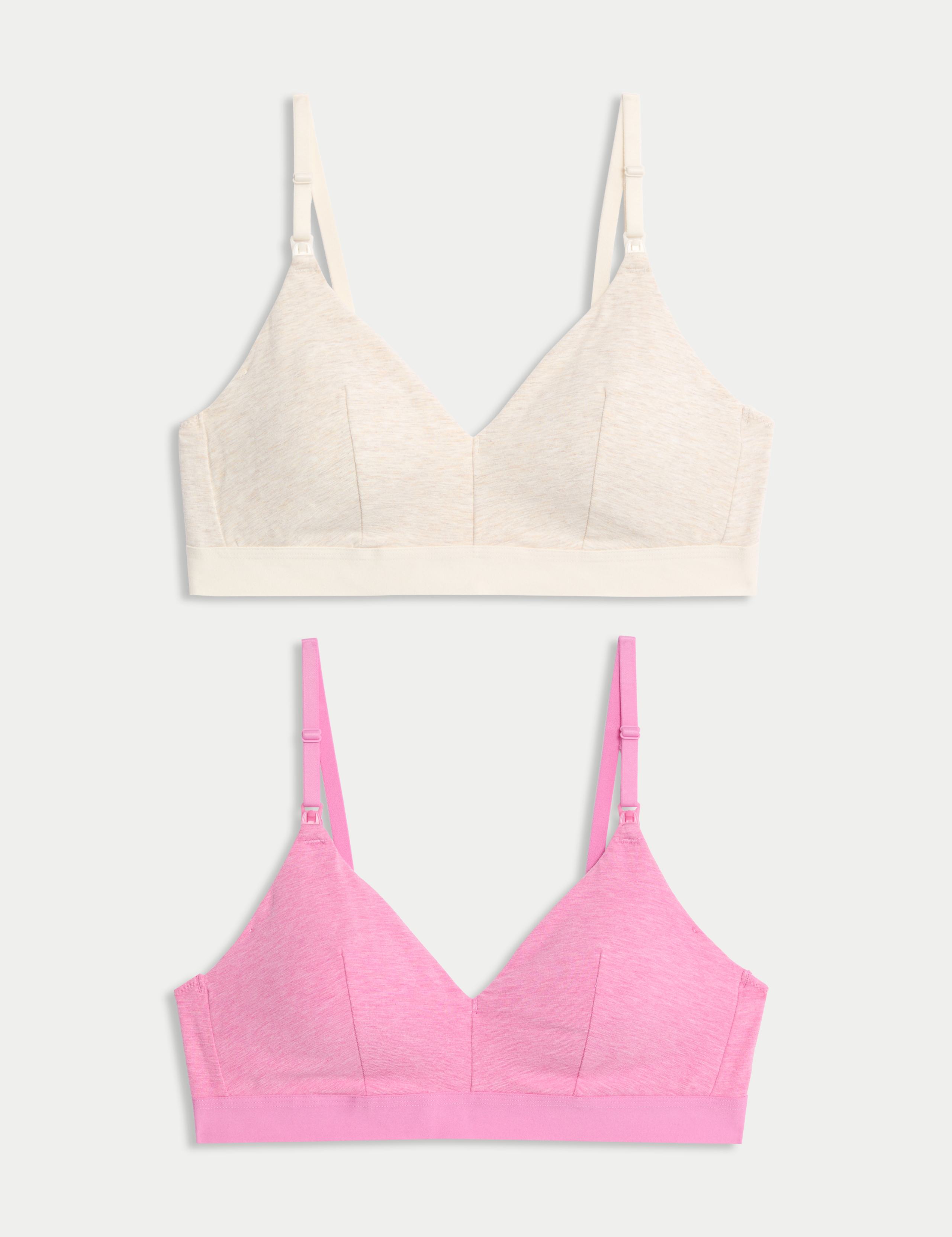 2pk Non Wired Nursing Bras A-D