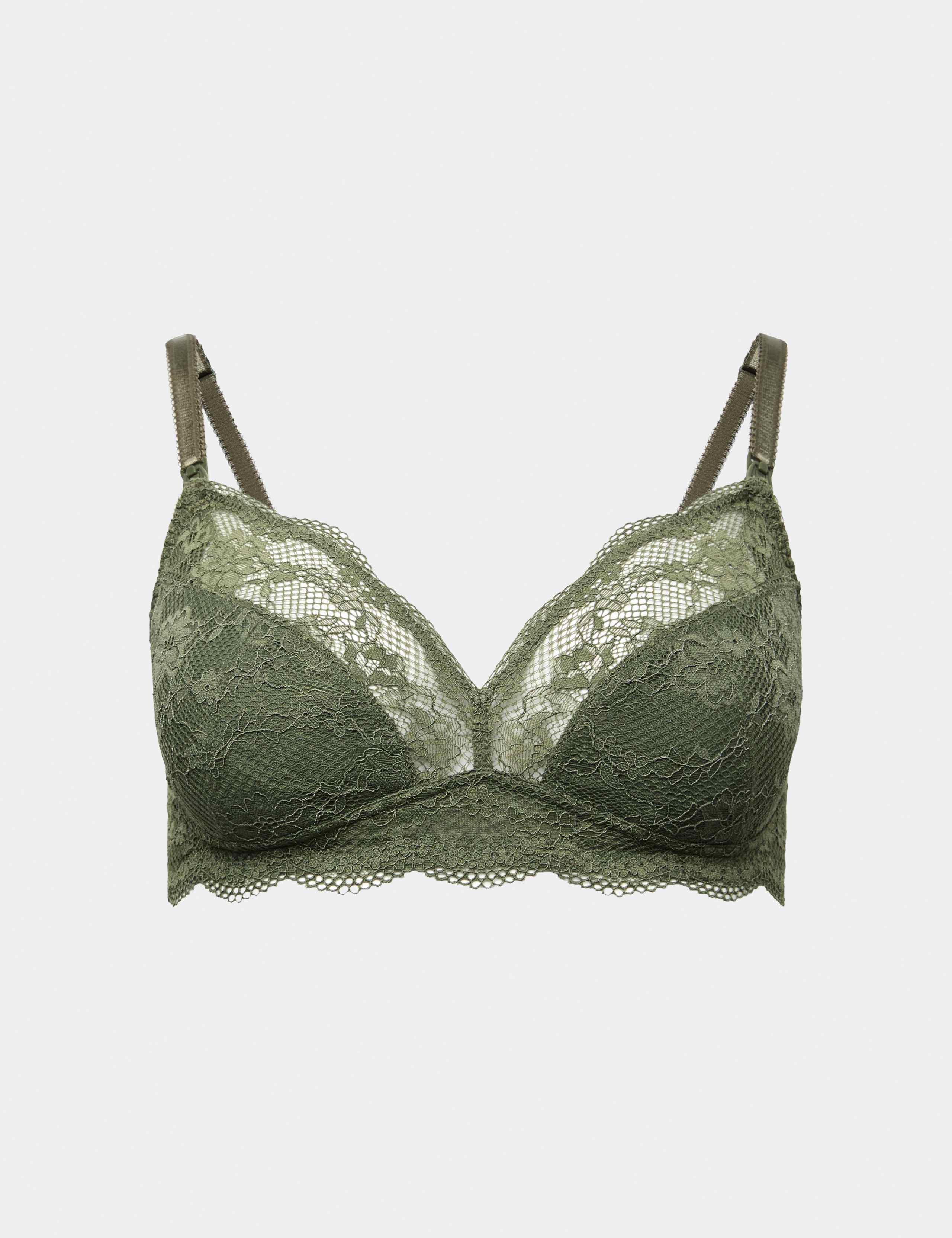 Jasmine Lace Non Wired Maternity Nursing Bra B-H